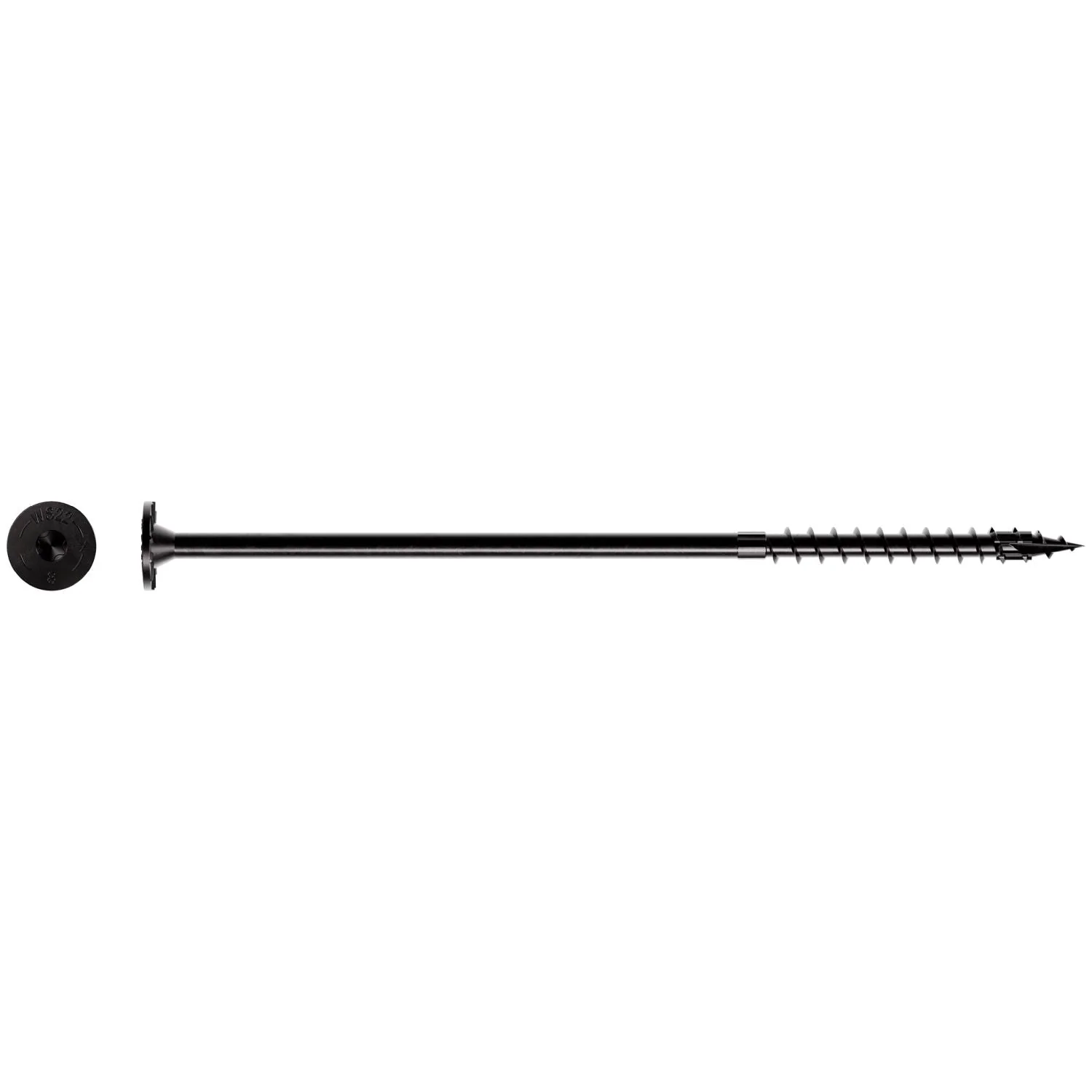 Simpson Strong-Tie SDWS22800DBB Strong-Drive SDWS TIMBER Screw (Exterior Grade),  0.220-in. x 8-in. T40, Black, 400-Pack - Image 1