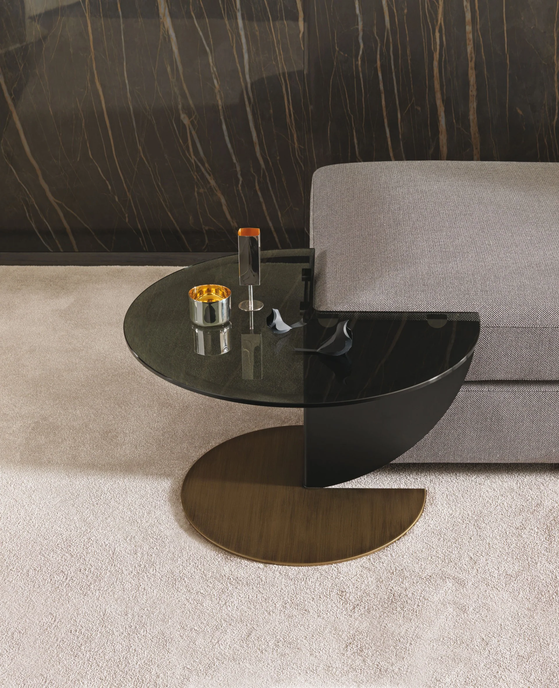 MISURAEMME | RIALTO ROUND GLASS SIDE TABLE | $7,043.98 - Image 2
