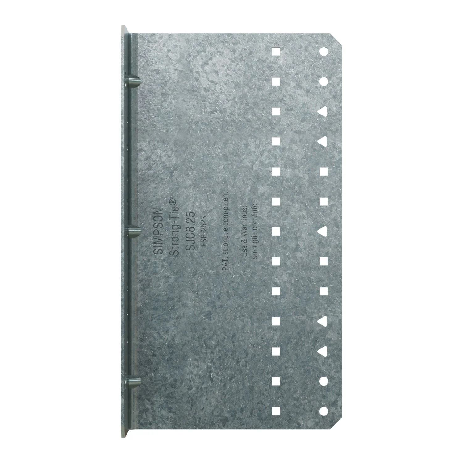 Simpson Strong-Tie SJC8.25-R15 SJC 2-in. x 4-1/2-in. x 8-1/4-in. 14-Gauge Galvanized Steel-Joist Connector, 15-Pack - Image 3
