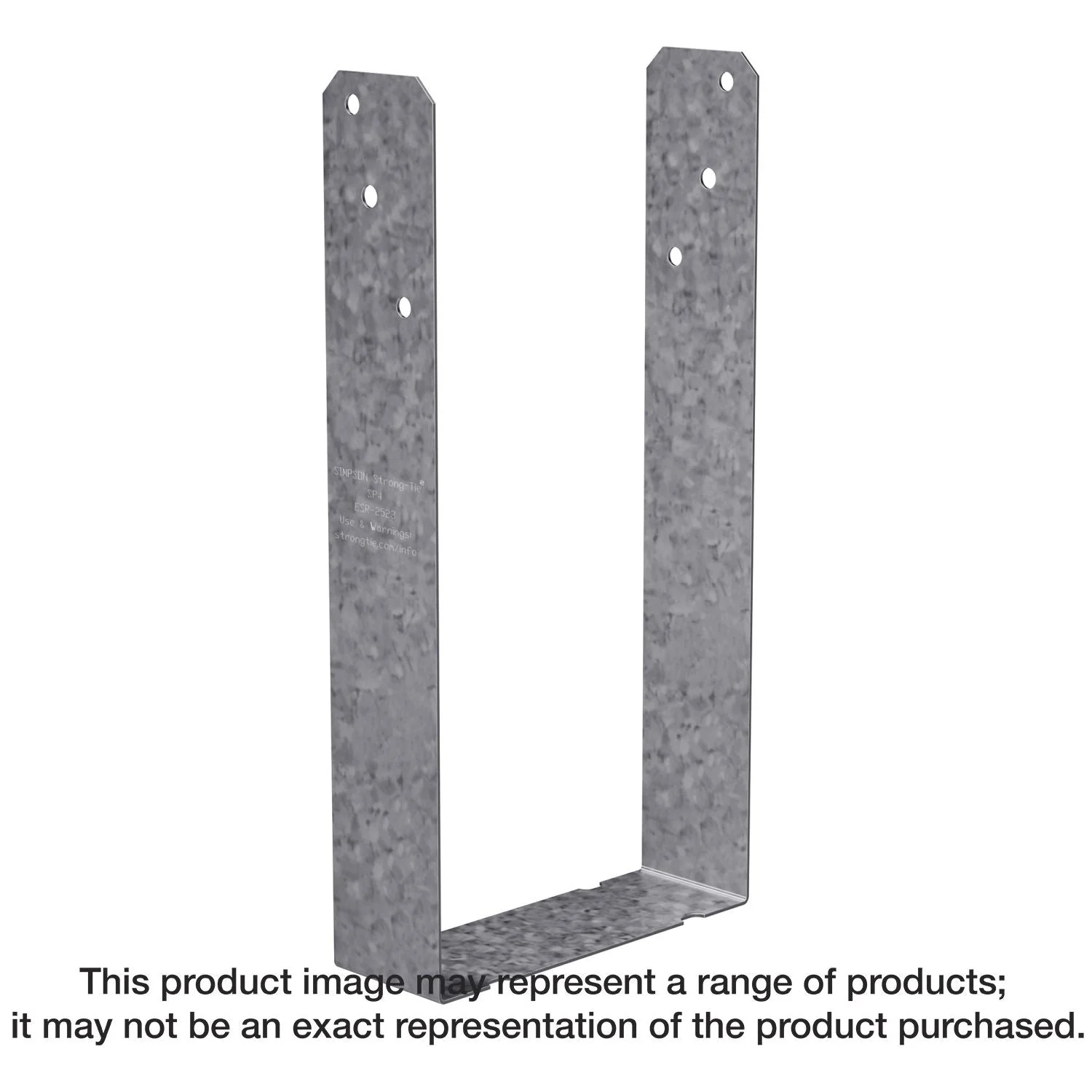 Simpson Strong-Tie SP6Z SP 5-9/16-in. x 7-3/4-in. ZMAX Galvanized Stud-Plate Tie - Image 1
