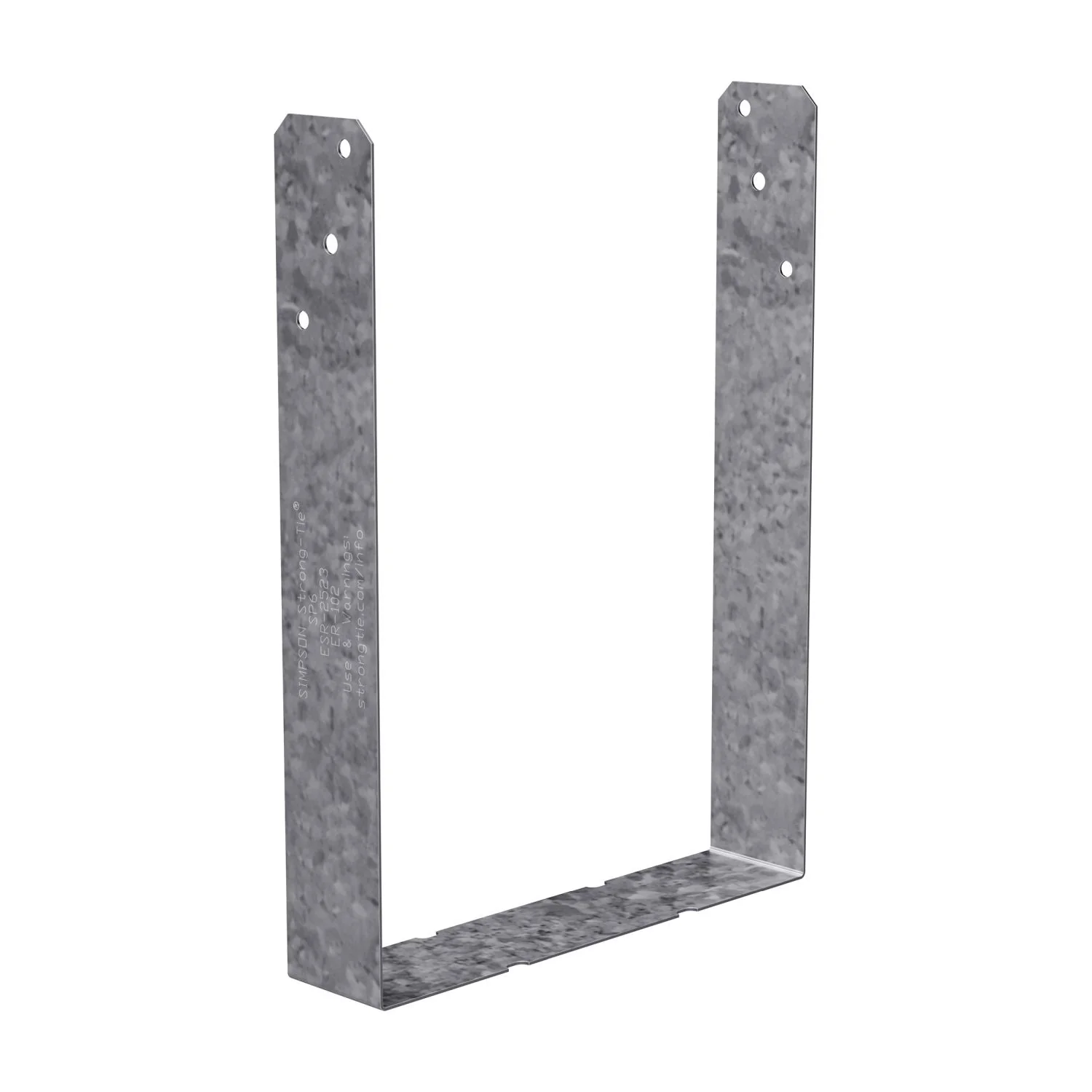 Simpson Strong-Tie SP6Z SP 5-9/16-in. x 7-3/4-in. ZMAX Galvanized Stud-Plate Tie - Image 3