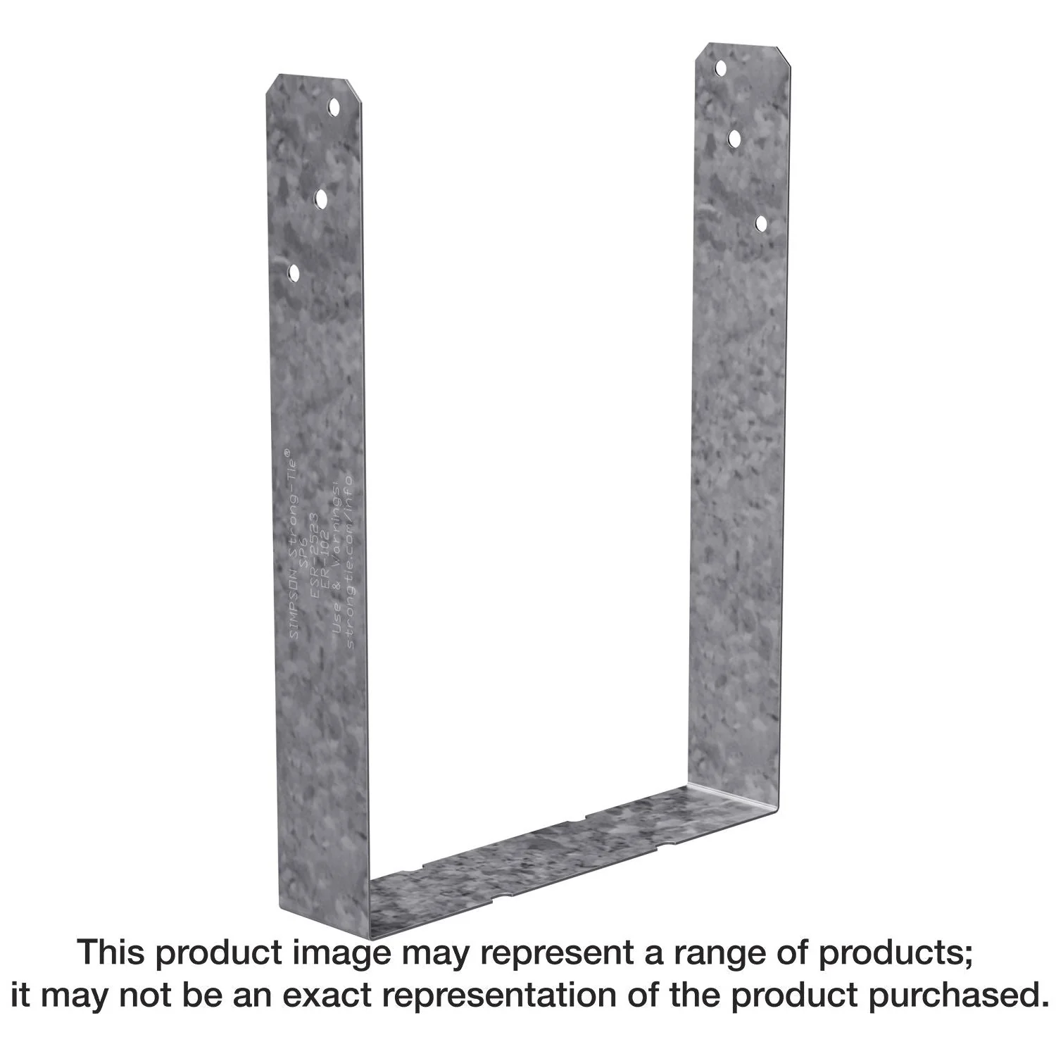 Simpson Strong-Tie SP6 SP 5-9/16-in. x 7-3/4-in. Galvanized Stud Plate Tie - Image 1