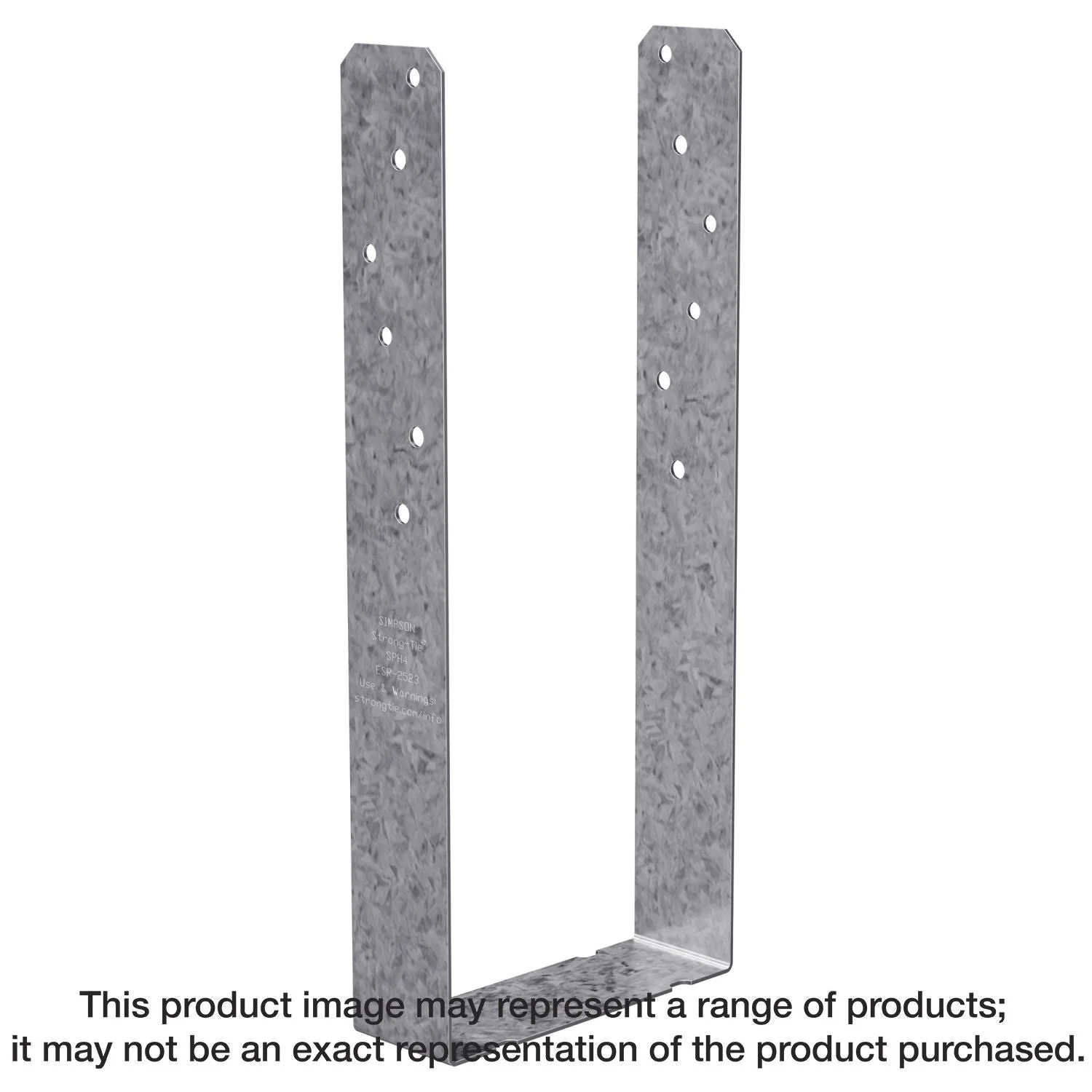 Simpson Strong-Tie SPH6 SPH 5-9/16-in. x 9-1/4-in. Galvanized Heavy-Duty Stud Plate Tie - Image 1