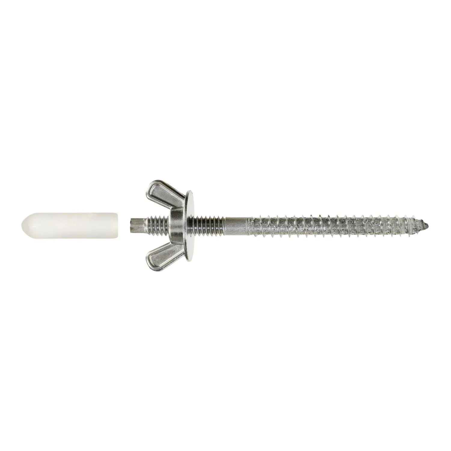 Simpson Strong-Tie Storm-Panel Screw — 1/4-in. x 3-7/16-in. Type 302, 25-Pack (SPS25344-KT) - Image 1
