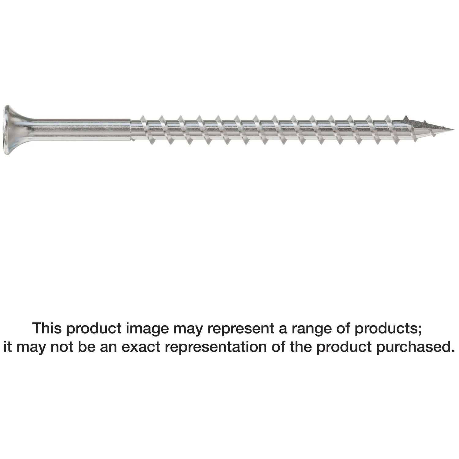 Simpson Strong-Tie SS3DSC3BS316 Bugle-Head Wood Screw (Collated),  #10 x 3-in. #3 Square Drive, Type 316, 1000-Pack - Image 1