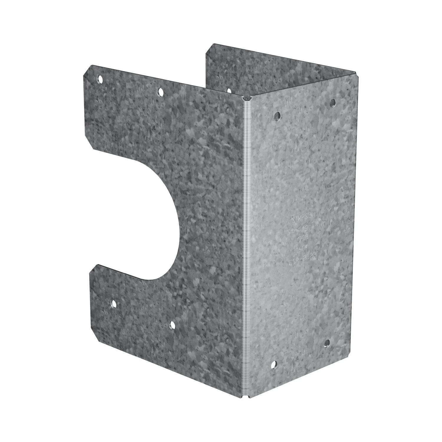 Simpson Strong-Tie SS3 SS 16-Gauge Galvanized Stud Shoe for Double 2x Stud - Image 3