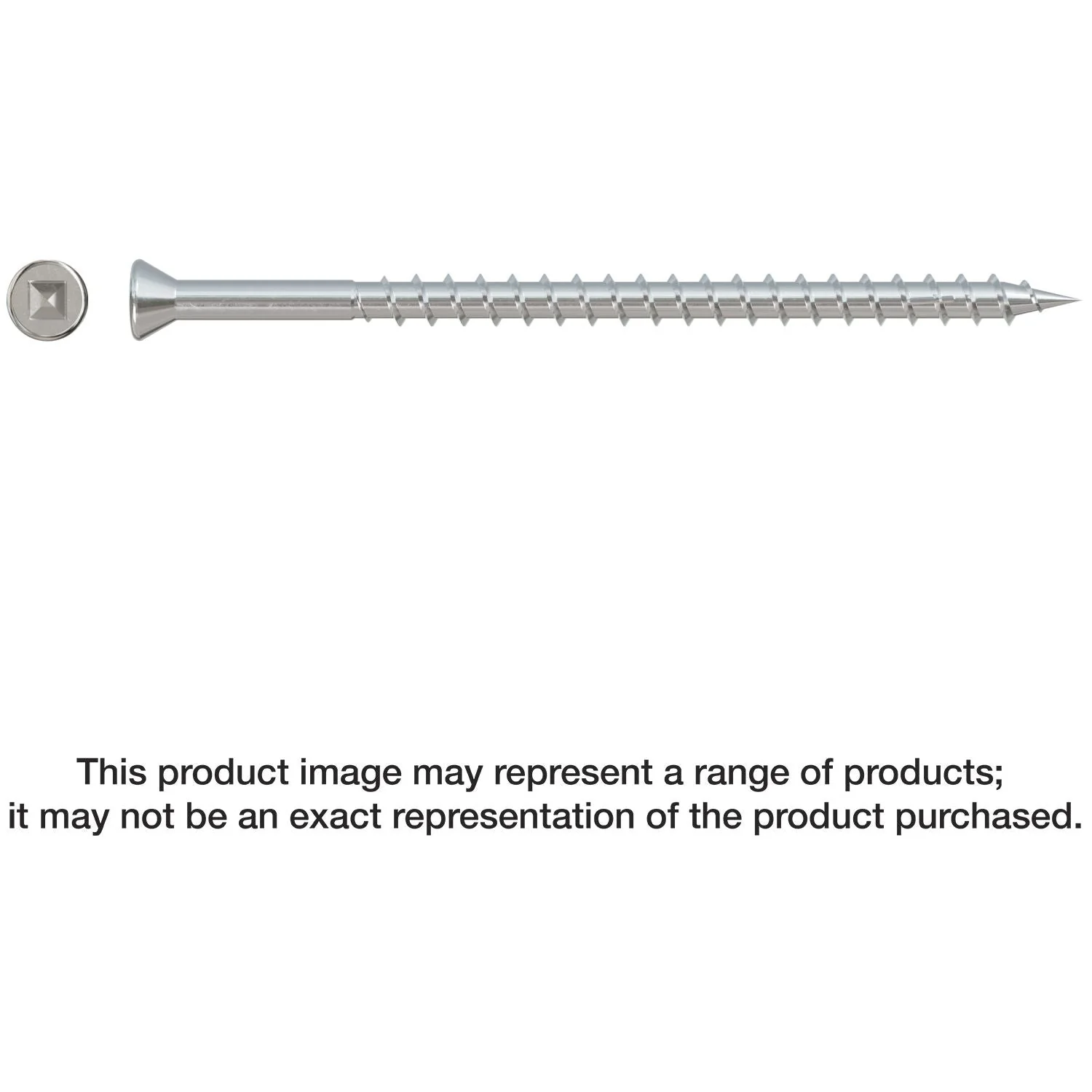 Simpson Strong-Tie SSDTH3S Trim-Head Screw,  Sharp Point (Collated),  #7 x 3-in. #2 SQ Type 305, 1000-Pack - Image 3