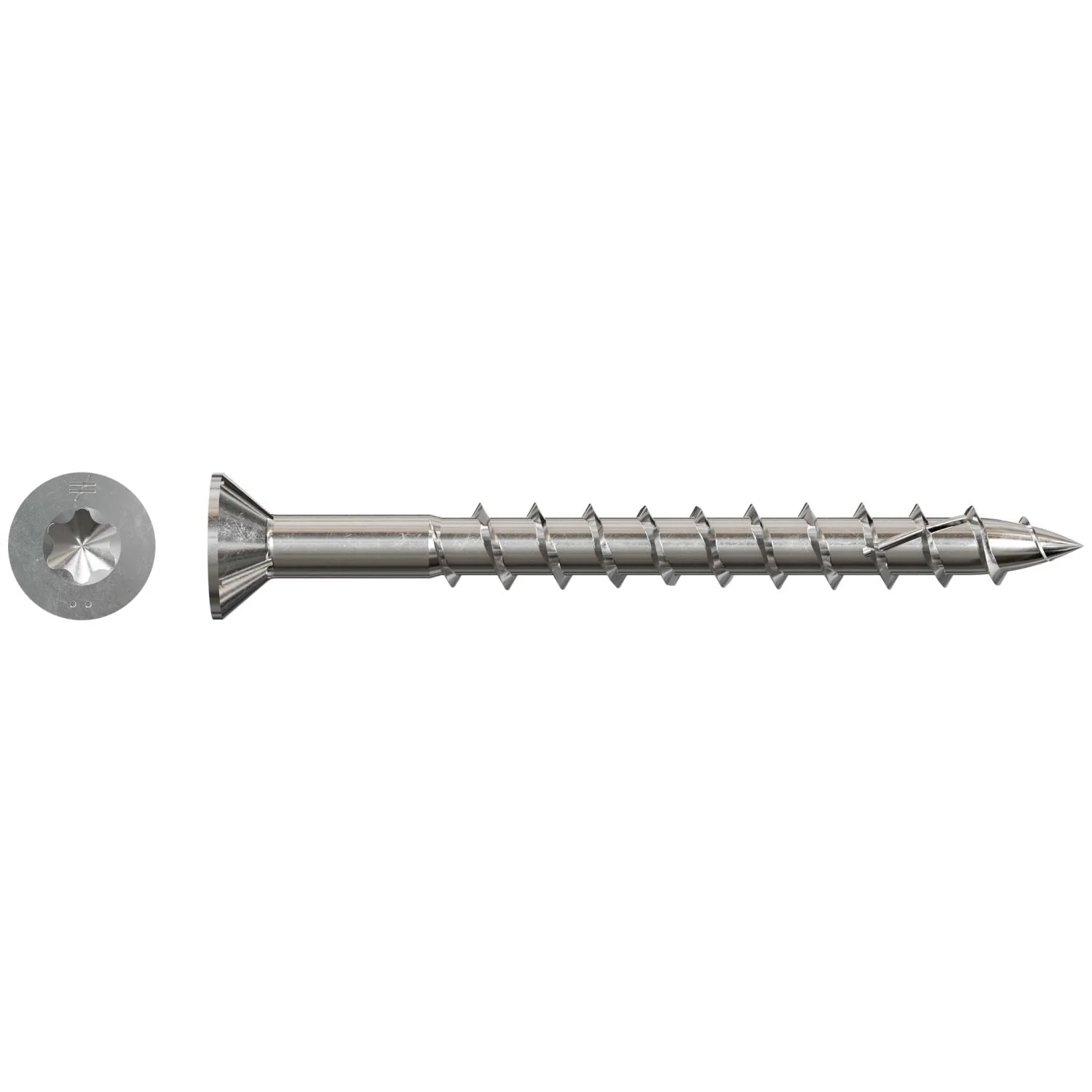 Simpson Strong-Tie SSDWP212S316 Deck-Drive DWP WOOD SS Screw (Collated),  #10 x 2-1/2-in. T25 6-Lobe Type 316, 1500-Pack - Image 2