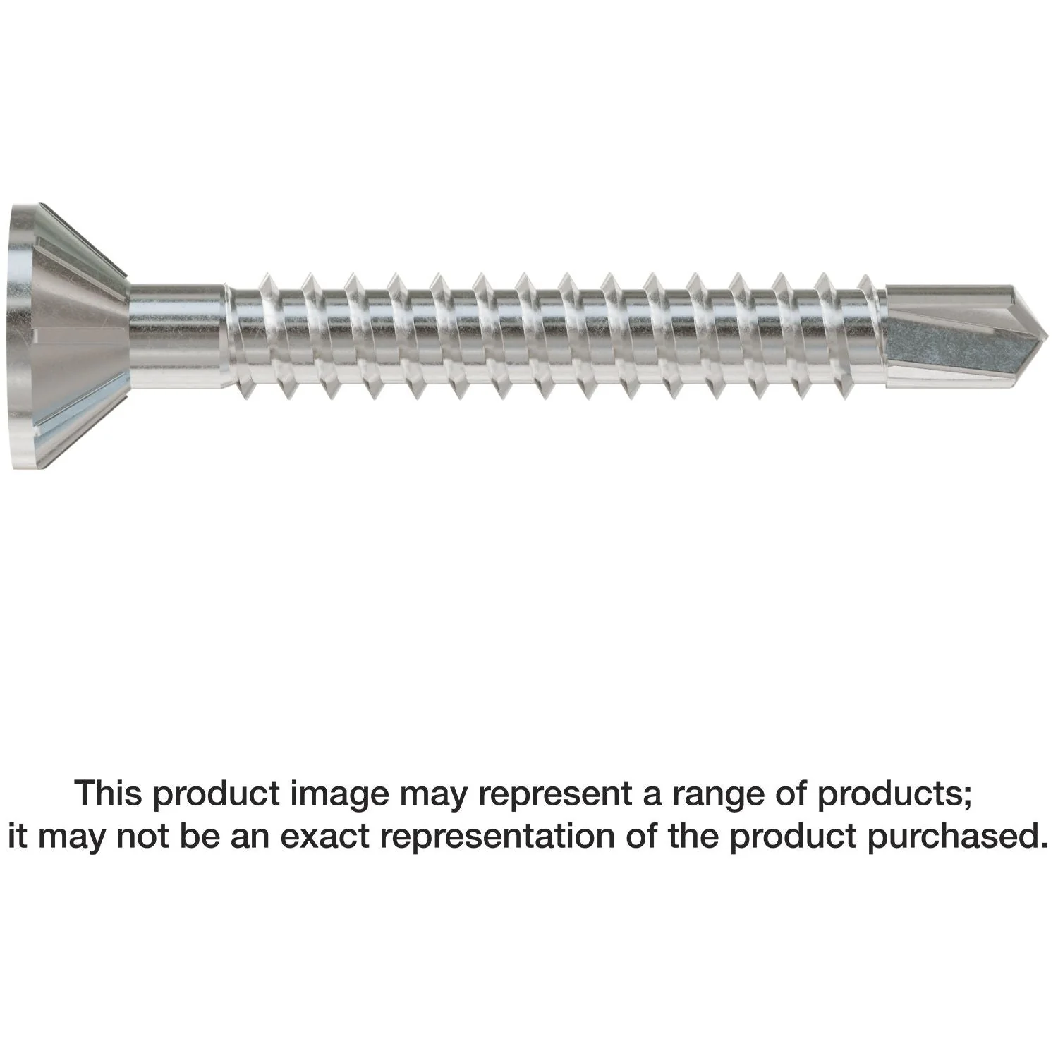 Simpson Strong-Tie SSFHSD112S1016 FHSD Wood-to-CFS Screw (Collated),  #10 x 1-1/2-in. #2SQ, Flat Head, Type 410, 1000-Pack - Image 1