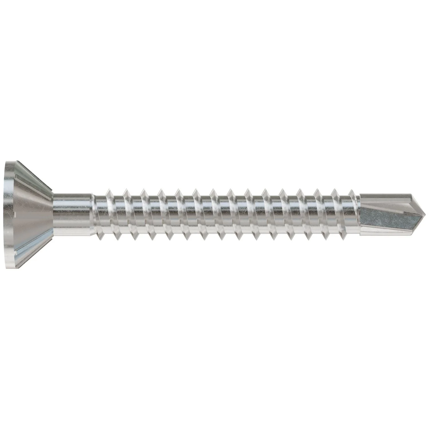 Simpson Strong-Tie SSFHSD112S1016 FHSD Wood-to-CFS Screw (Collated),  #10 x 1-1/2-in. #2SQ, Flat Head, Type 410, 1000-Pack - Image 2