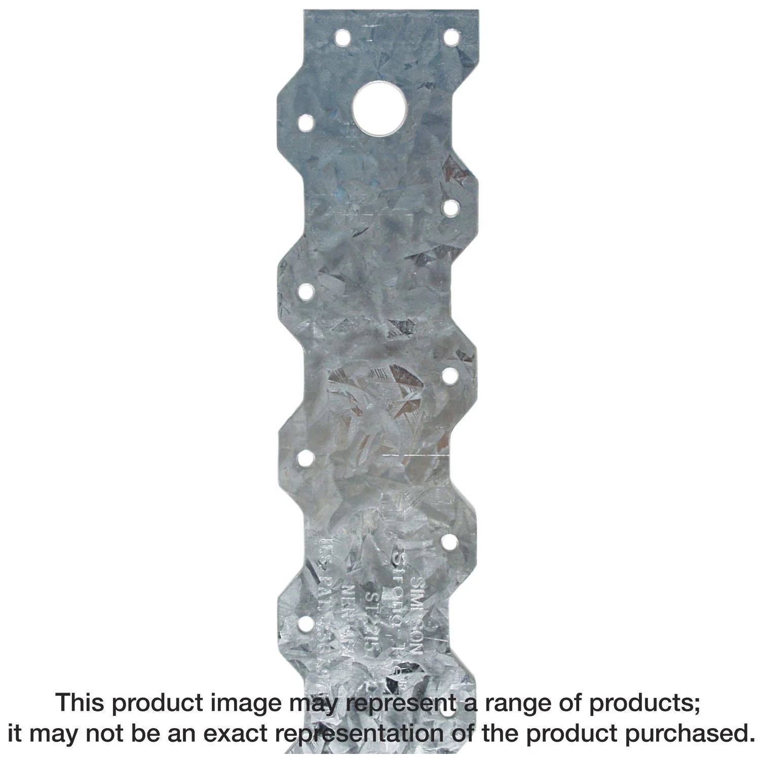 Simpson Strong-Tie ST2215 ST 16-5/16-in. 20-Gauge Galvanized Strap Tie - Image 1
