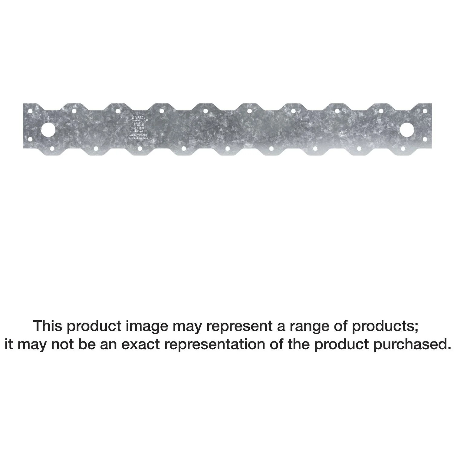 Simpson Strong-Tie ST6215 ST 16-5/16-in. 16-Gauge Galvanized Strap Tie - Image 1