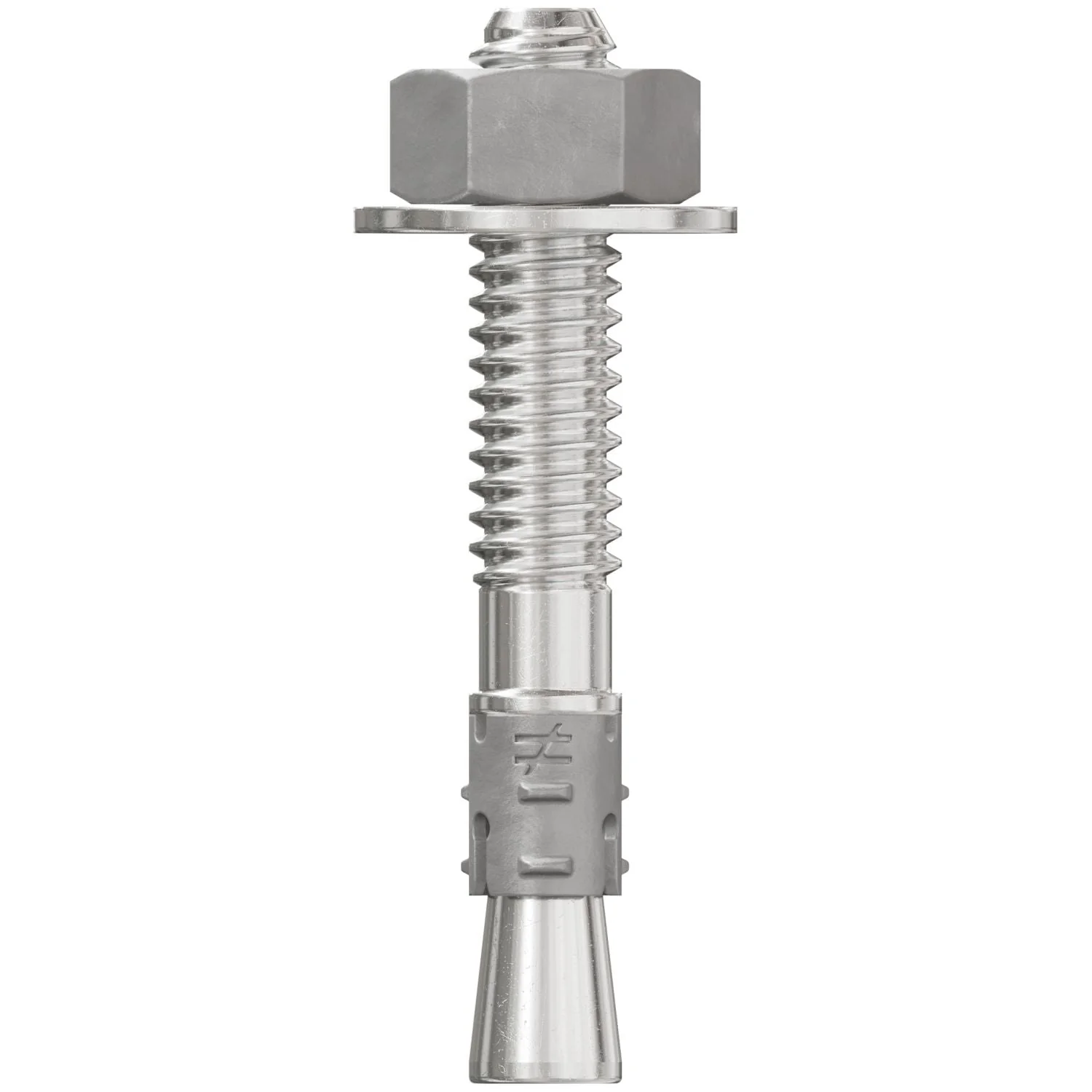 Simpson Strong-Tie STB2-25134S4F100 Strong-Bolt 2,  1/4-in. x 1-3/4-in. Type 304 Stainless-Steel Wedge Anchor, Fully Assembled, 100-Pack - Image 2