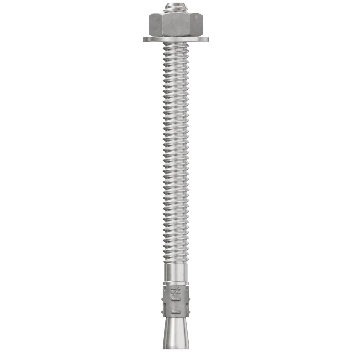 Simpson Strong-Tie STB2-25314S6F100 Strong-Bolt 2,  1/4-in. x 3-1/4-in. Type 316 Stainless-Steel Wedge Anchor, Fully Assembled, 100-Pack - Image 2