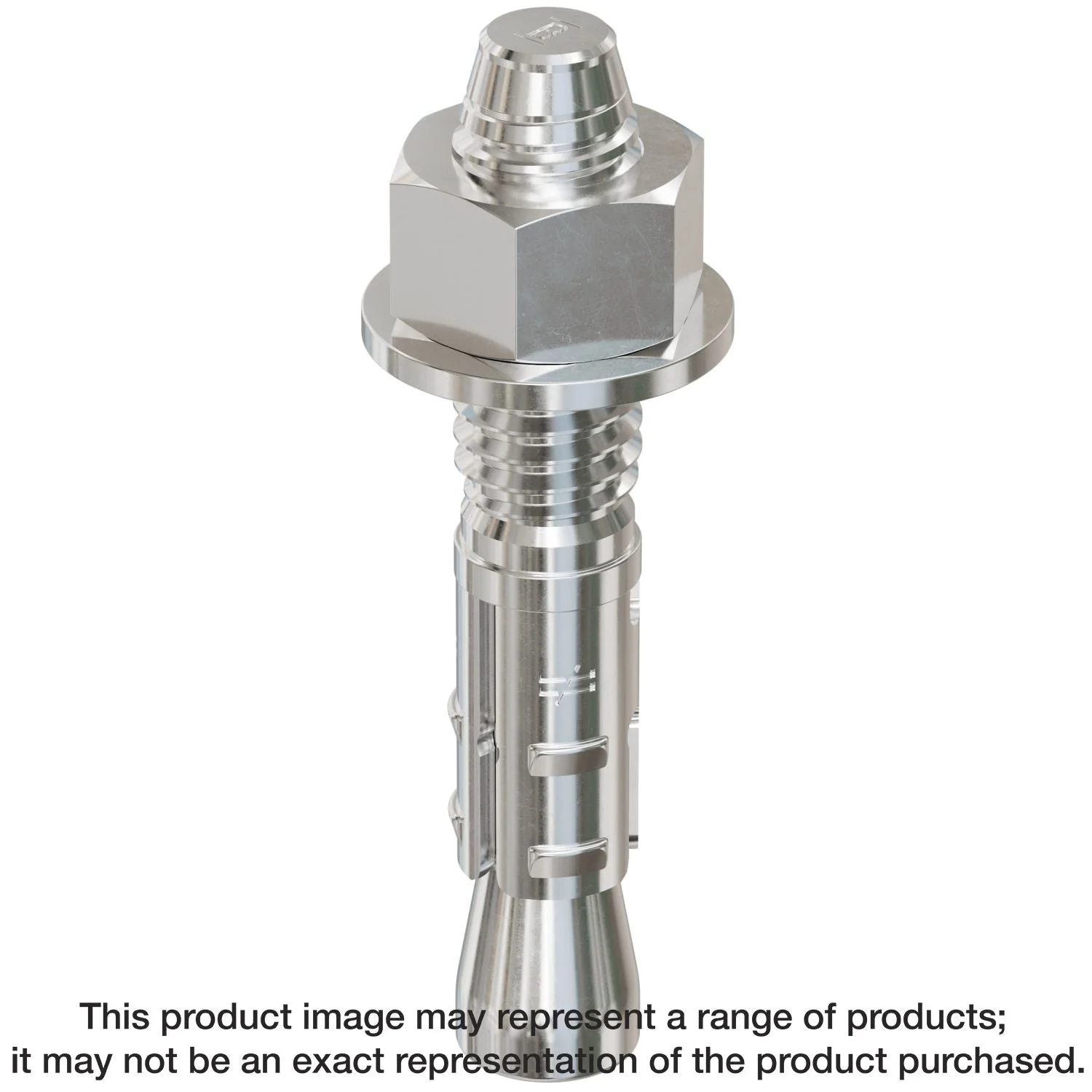 Simpson Strong-Tie STB2-372146SSR50 Strong-Bolt 2,  3/8-in. x 2-1/4-in. Type 316 Stainless-Steel Wedge Anchor, 50-Pack - Image 1