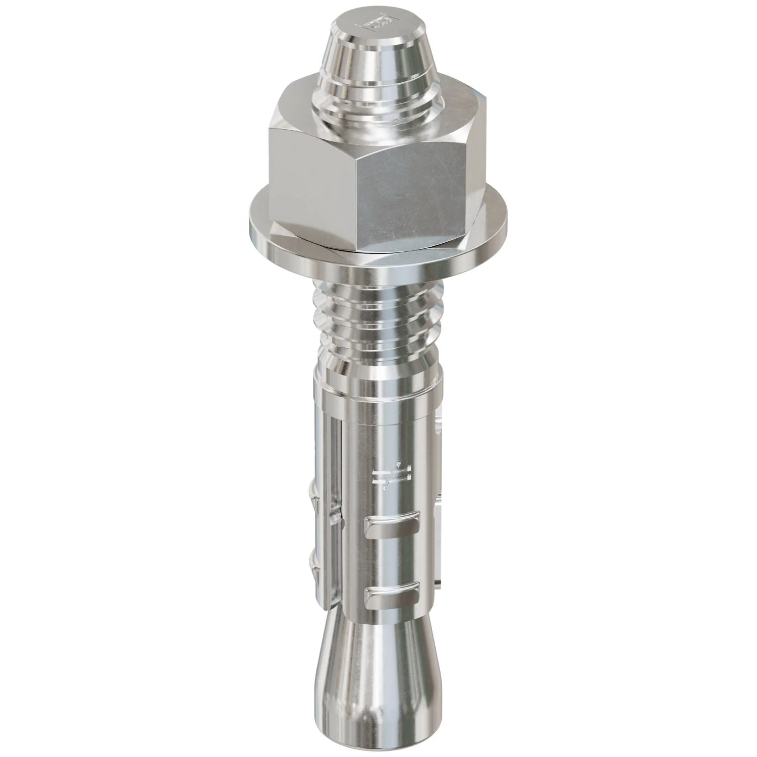 Simpson Strong-Tie STB2-372146SSR50 Strong-Bolt 2,  3/8-in. x 2-1/4-in. Type 316 Stainless-Steel Wedge Anchor, 50-Pack - Image 2