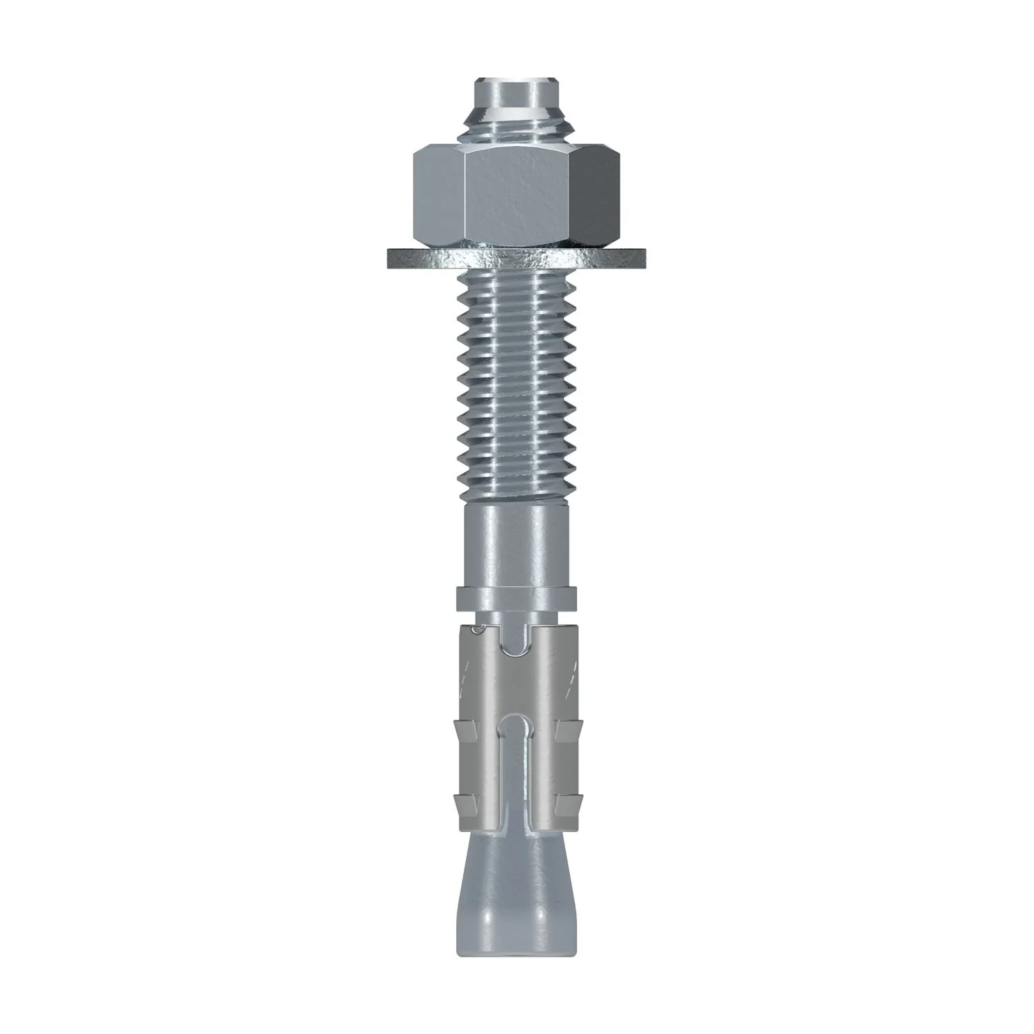 Simpson Strong-Tie STB2-37234F50 Strong-Bolt 2,  3/8-in. x 2-3/4-in. Wedge Anchor, Fully Assembled, 50-Pack - Image 2