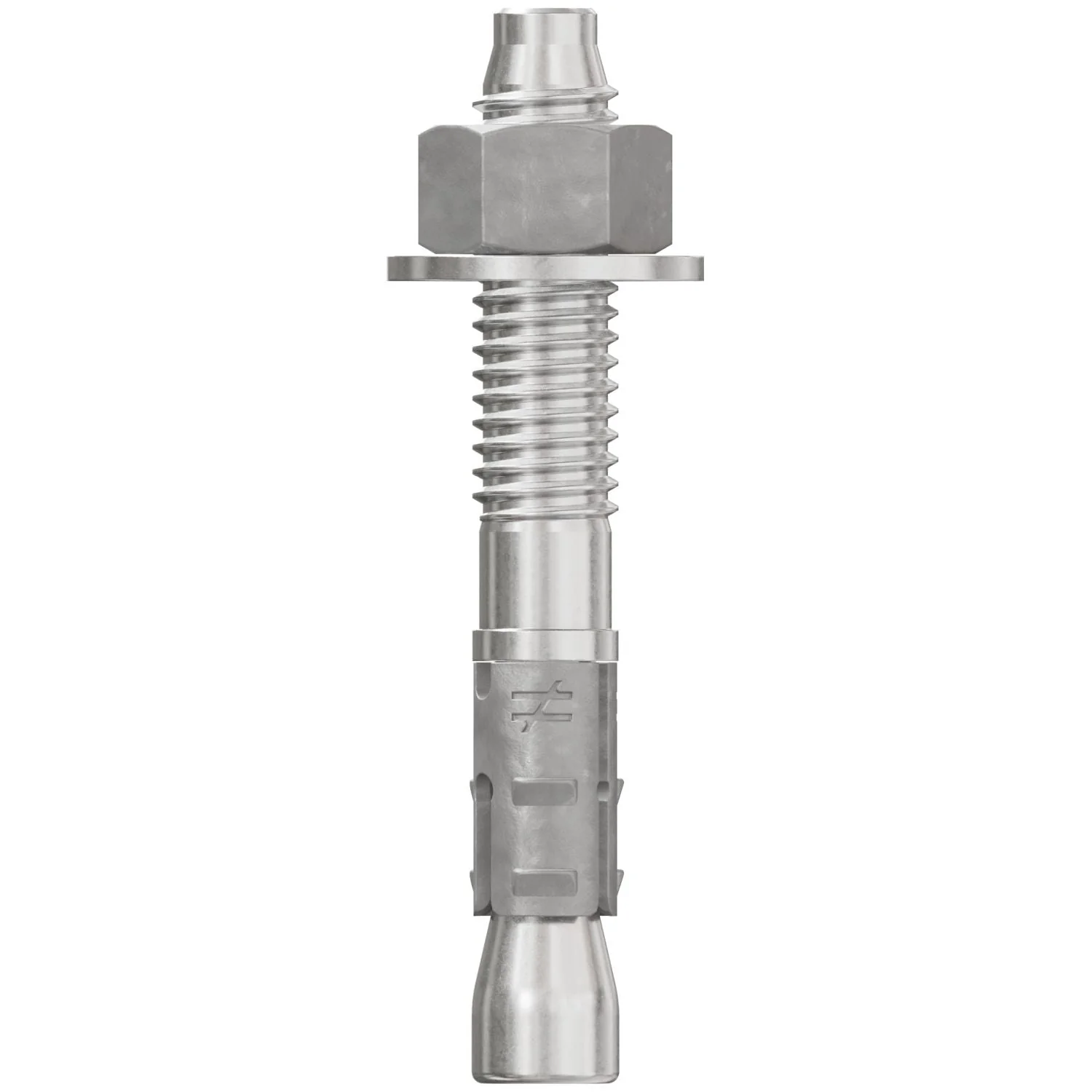 Simpson Strong-Tie STB2-37234S6F50 Strong-Bolt 2,  3/8-in. x 2-3/4-in. Type 316 Stainless-Steel Wedge Anchor, Fully Assembled, 50-Pack - Image 1