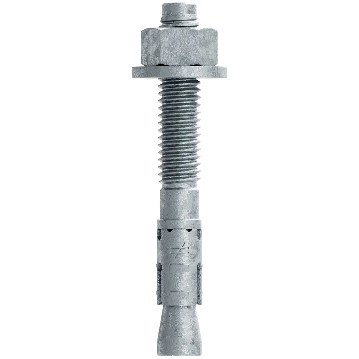 Simpson Strong-Tie STB2-37300MGF50 Strong-Bolt 2,  3/8-in. x 3-in. Mechanically Galvanized Wedge Anchor, Fully Assembled, 50-Pack - Image 2
