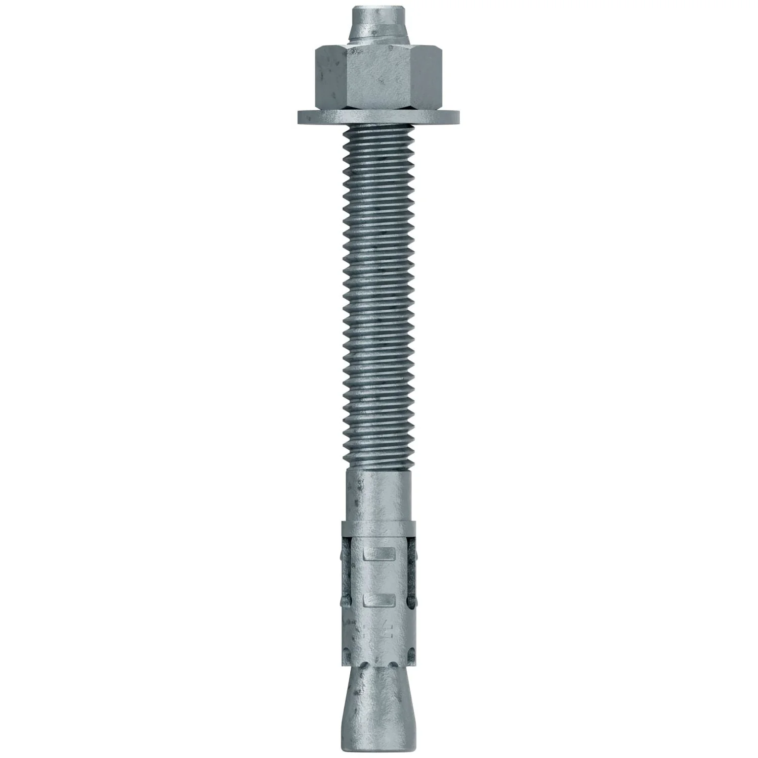 Simpson Strong-Tie STB2-37334MGF50 Strong-Bolt 2,  3/8-in. x 3-3/4-in. Mechanically Galvanized Wedge Anchor, Fully Assembled, 50-Pack - Image 2