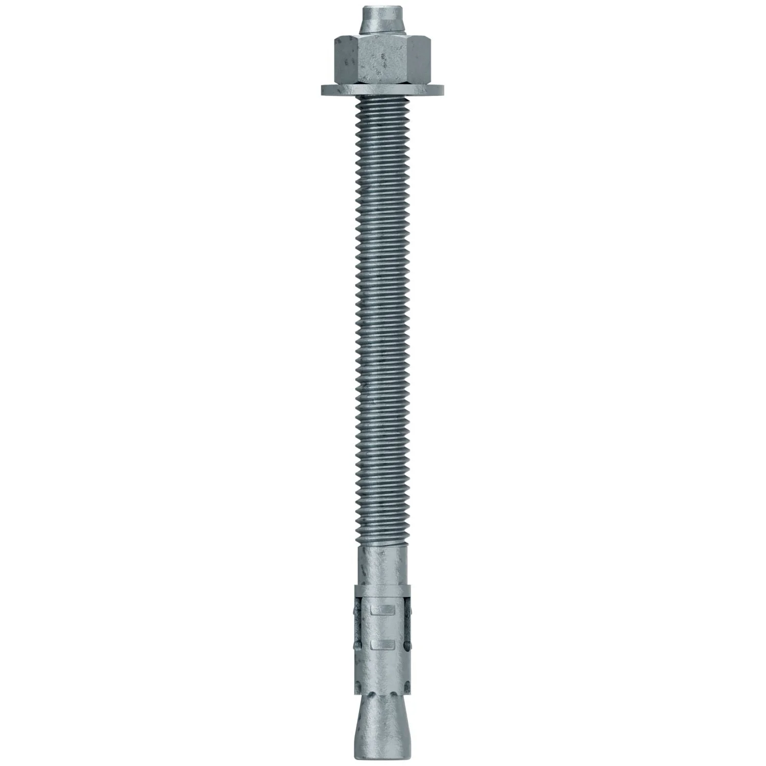 Simpson Strong-Tie STB2-37500MGF50 Strong-Bolt 2,  3/8-in. x 5-in. Mechanically Galvanized Wedge Anchor, Fully Assembled, 50-Pack - Image 2