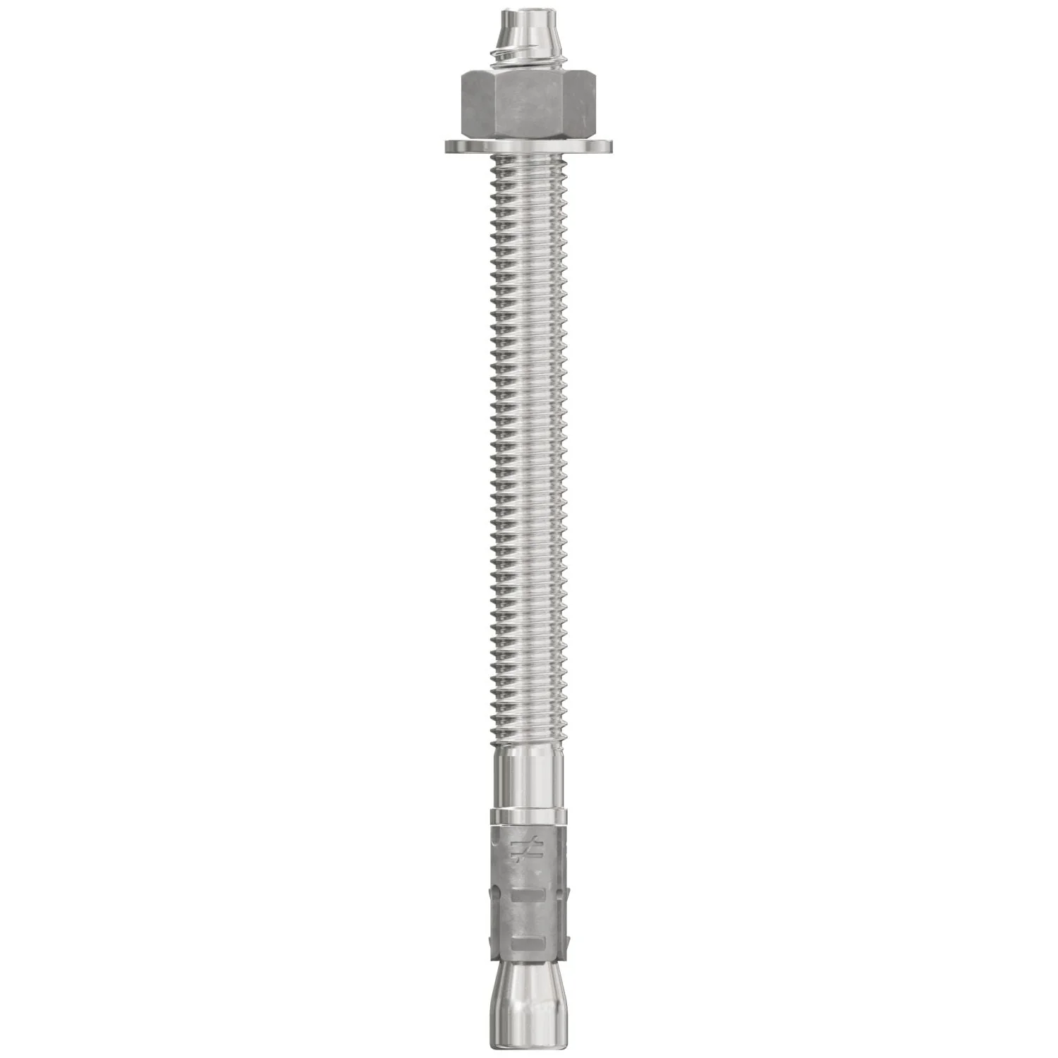 Simpson Strong-Tie STB2-37500S4F50 Strong-Bolt 2,  3/8-in. x 5-in. Type 304 Stainless-Steel Wedge Anchor, Fully Assembled, 50-Pack - Image 2