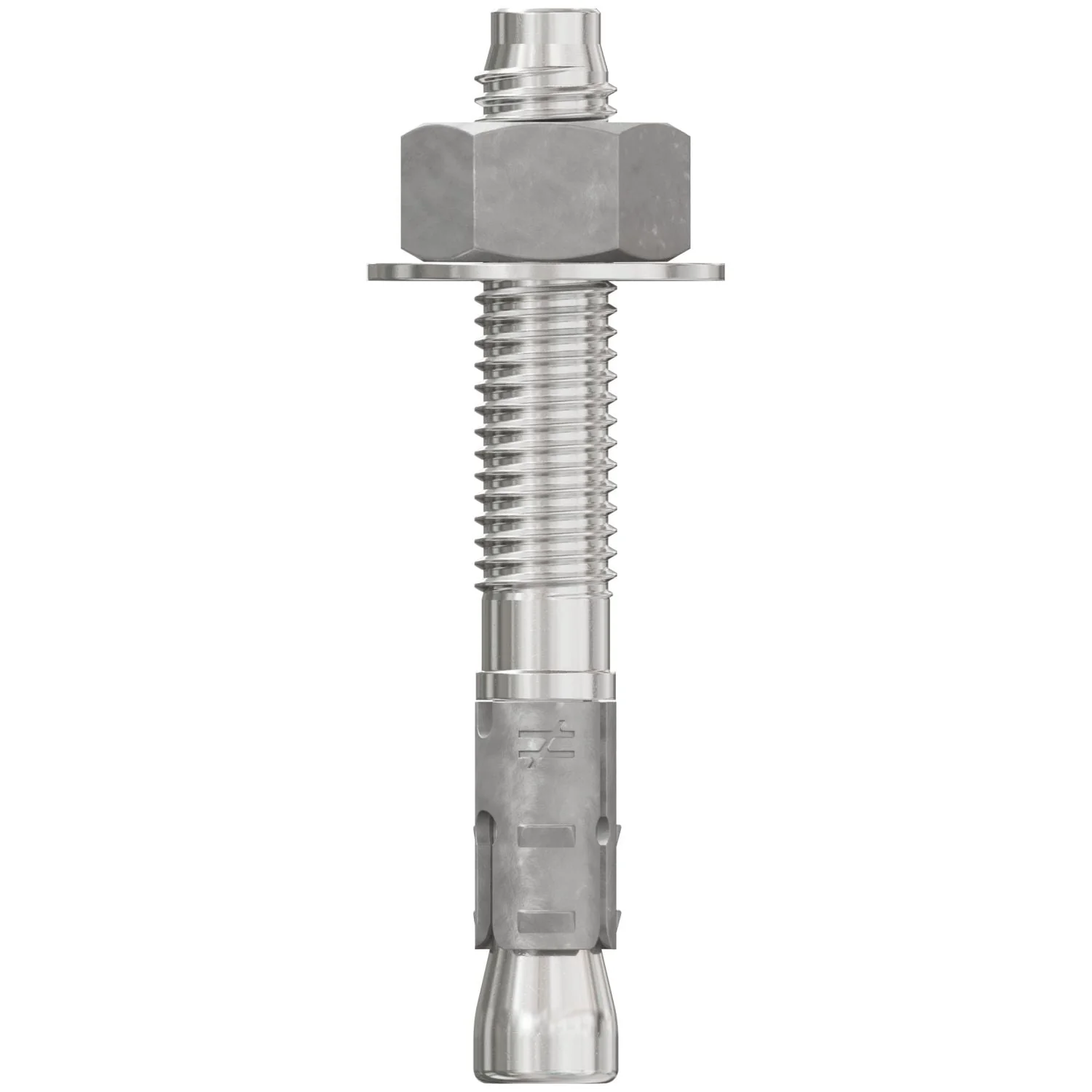 Simpson Strong-Tie STB2-50334S4F25 Strong-Bolt 2,  1/2-in. x 3-3/4-in. Type 304 Stainless-Steel Wedge Anchor, Fully Assembled, 25-Pack - Image 2