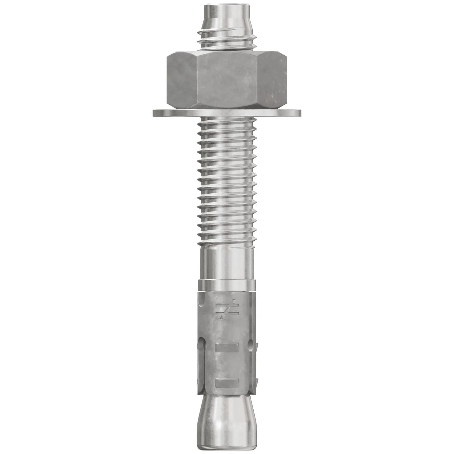 Simpson Strong-Tie STB2-50334S6F25 Strong-Bolt 2,  1/2-in. x 3-3/4-in. Type 316 Stainless-Steel Wedge Anchor, Fully Assembled, 25-Pack - Image 2
