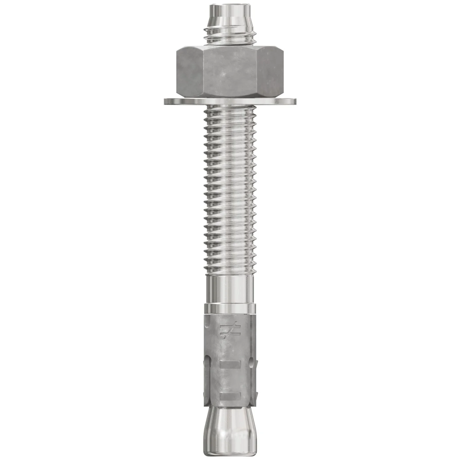 Simpson Strong-Tie STB2-50414S4F25 Strong-Bolt 2,  1/2-in. x 4-1/4-in. Type 304 Stainless-Steel Wedge Anchor, Fully Assembled, 25-Pack - Image 2