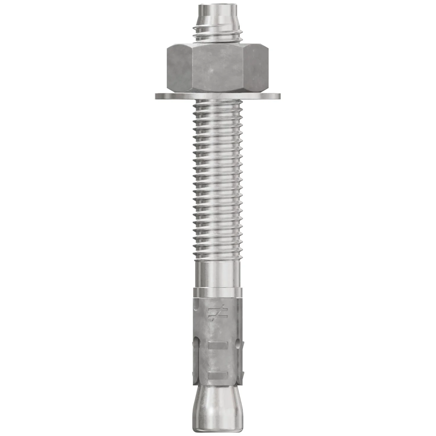 Simpson Strong-Tie STB2-50414S6F25 Strong-Bolt 2,  1/2-in. x 4-1/4-in. Type 316 Stainless-Steel Wedge Anchor, Fully Assembled, 25-Pack - Image 2