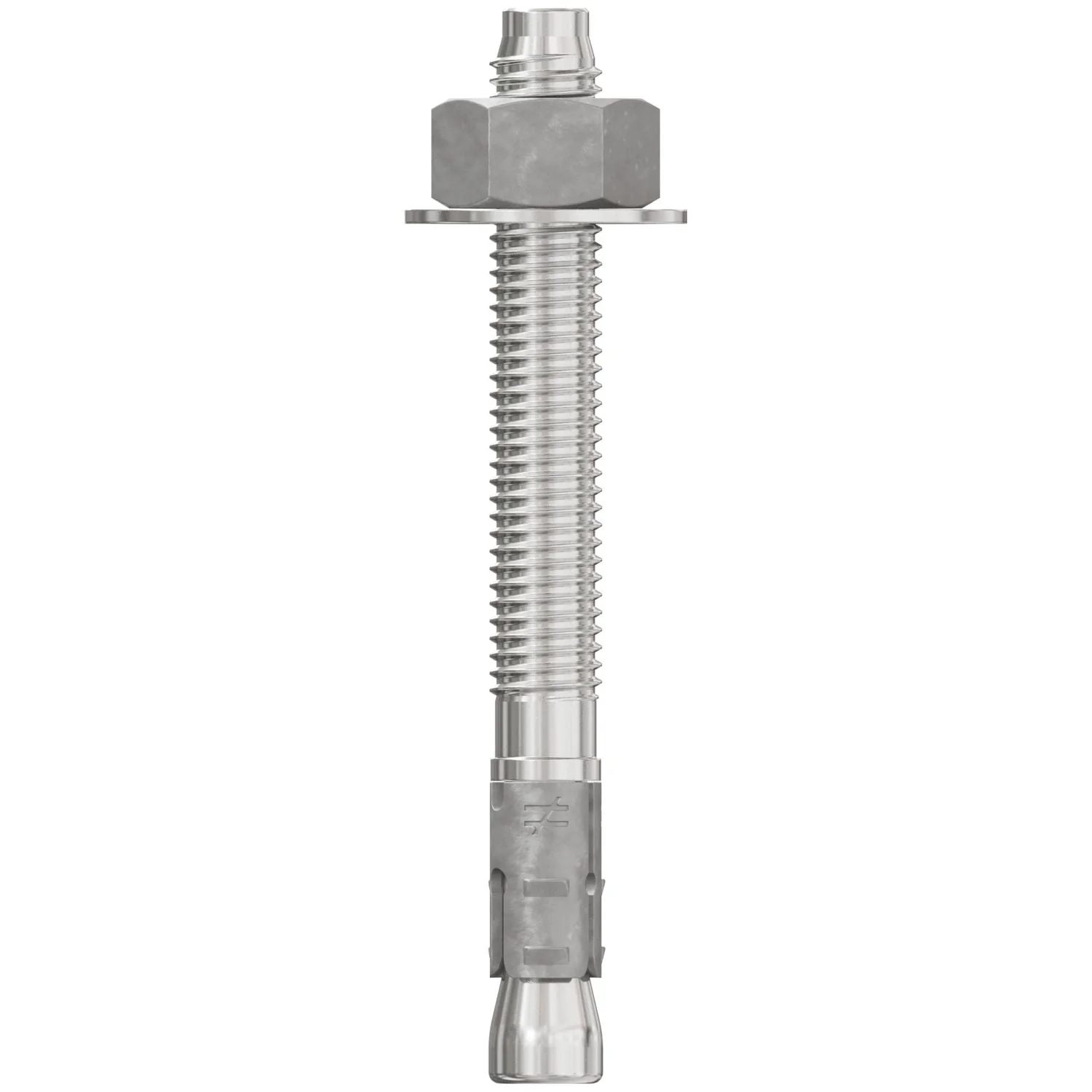 Simpson Strong-Tie STB2-50434S4F25 Strong-Bolt 2,  1/2-in. x 4-3/4-in. Type 304 Stainless-Steel Wedge Anchor, Fully Assembled, 25-Pack - Image 2