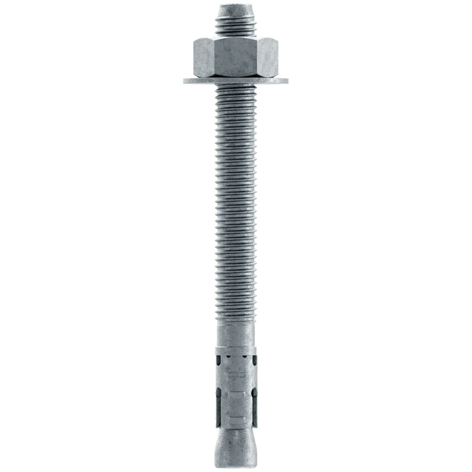 Simpson Strong-Tie STB2-50512MGF25 Strong-Bolt 2,  1/2-in. x 5-1/2-in. Mechanically Galvanized Wedge Anchor, Fully Assembled, 25-Pack - Image 2