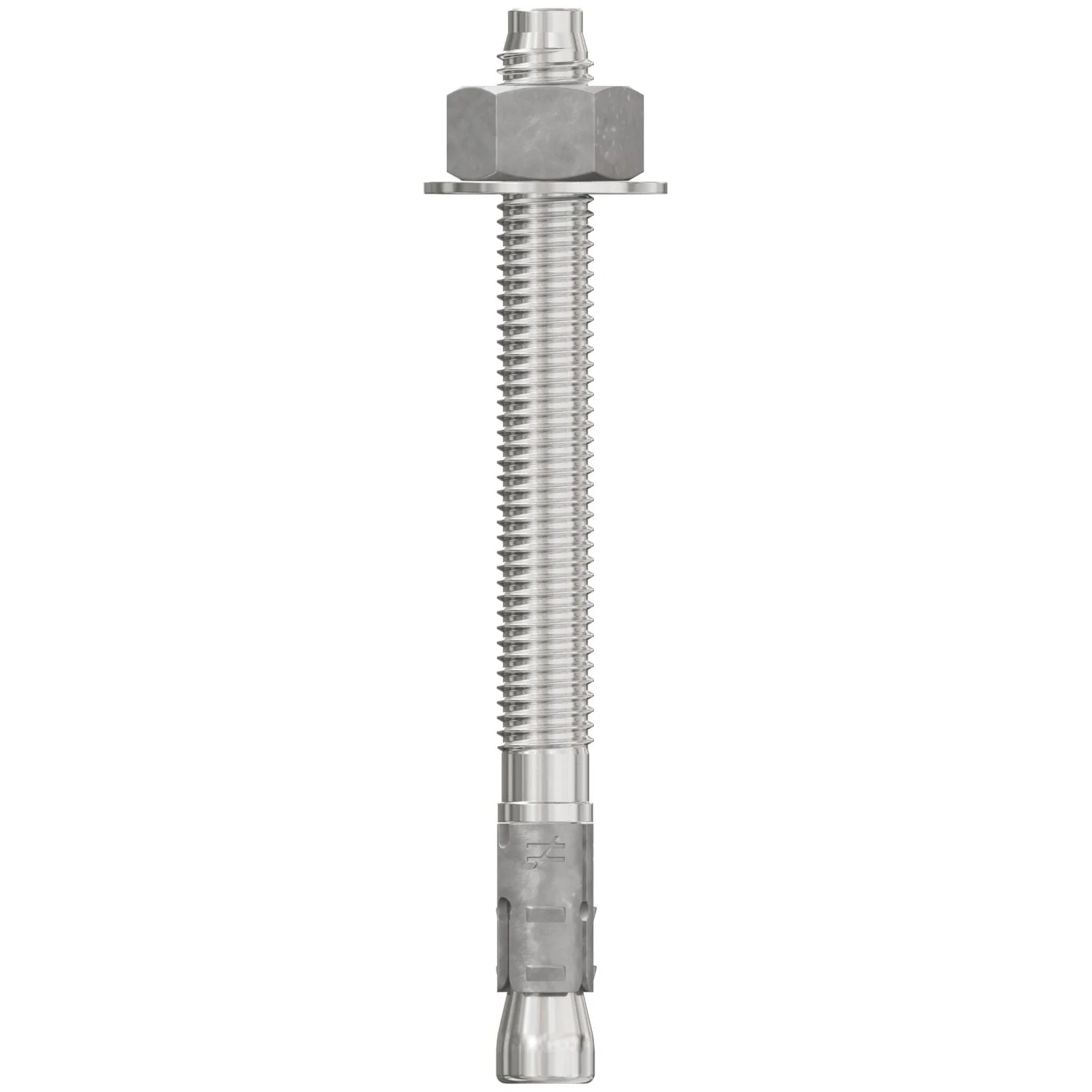 Simpson Strong-Tie STB2-50512S4F25 Strong-Bolt 2,  1/2-in. x 5-1/2-in. Type 304 Stainless-Steel Wedge Anchor, Fully Assembled, 25-Pack - Image 2