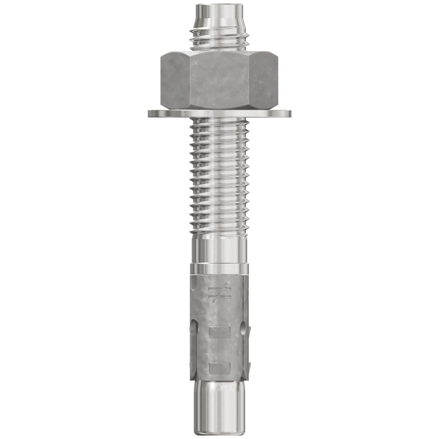 Simpson Strong-Tie STB2-62412S4F20 Strong-Bolt 2,  5/8-in. x 4-1/2-in. Type 304 Stainless-Steel Wedge Anchor, Fully Assembled, 20-Pack - Image 2