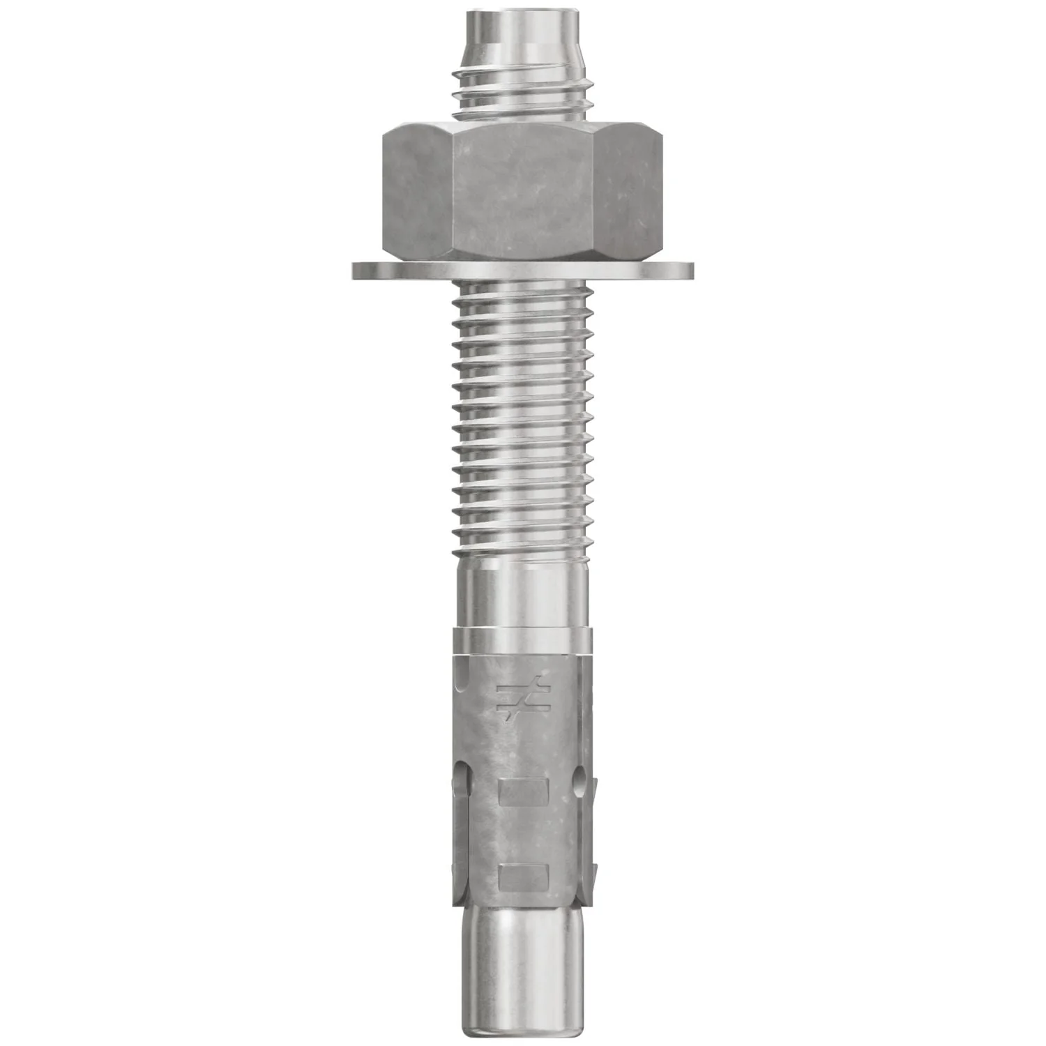 Simpson Strong-Tie STB2-62412S6F20 Strong-Bolt 2,  5/8-in. x 4-1/2-in. Type 316 Stainless-Steel Wedge Anchor, Fully Assembled, 20-Pack - Image 2