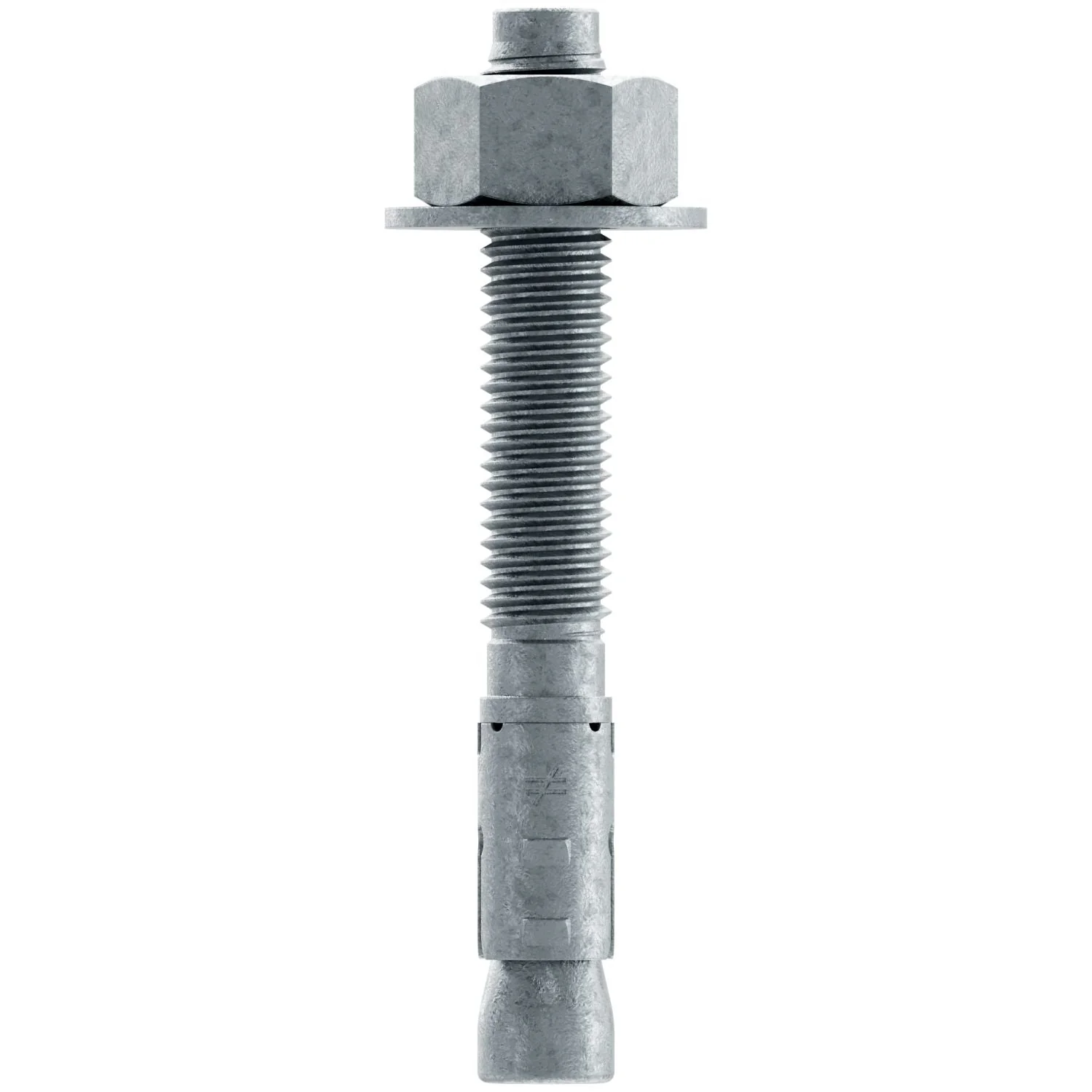 Simpson Strong-Tie STB2-62500MGF20 Strong-Bolt 2,  5/8-in. x 5-in. Mechanically Galvanized Wedge Anchor, Fully Assembled, 20-Pack - Image 2