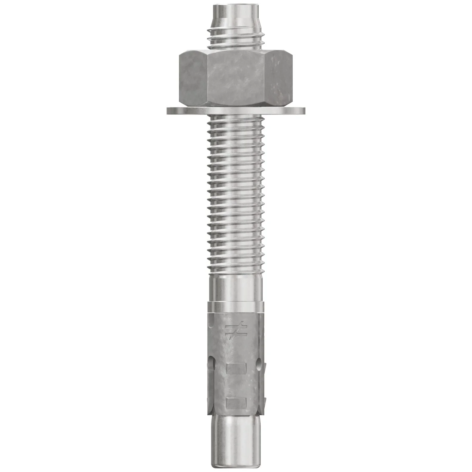 Simpson Strong-Tie STB2-62500S6F20 Strong-Bolt 2,  5/8-in. x 5-in. Type 316 Stainless-Steel Wedge Anchor, Fully Assembled, 20-Pack - Image 2