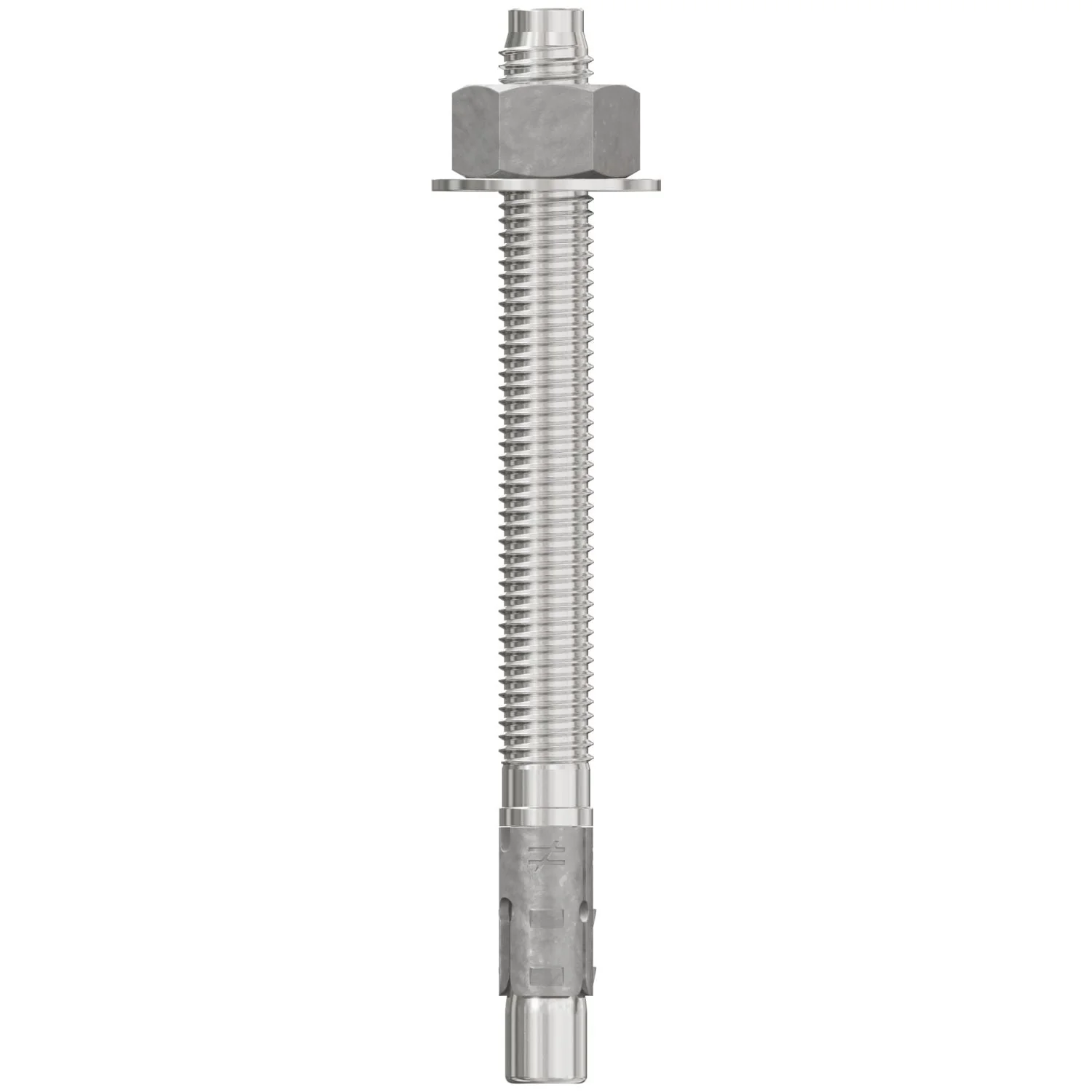 Simpson Strong-Tie STB2-62700S4F20 Strong-Bolt 2,  5/8-in. x 7-in. Type 304 Stainless-Steel Wedge Anchor, Fully Assembled, 20-Pack - Image 2