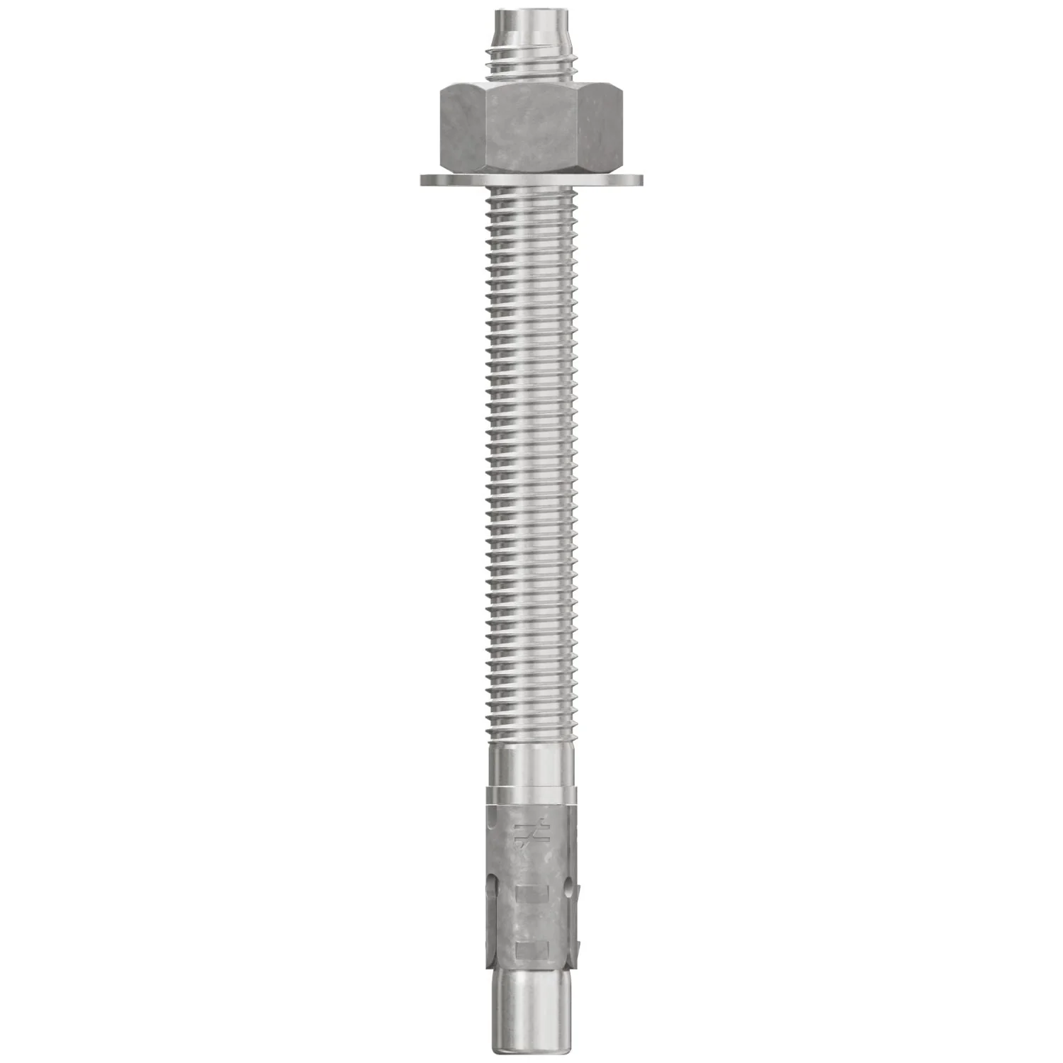 Simpson Strong-Tie STB2-62700S6F20 Strong-Bolt 2,  5/8-in. x 7-in. Type 316 Stainless-Steel Wedge Anchor, Fully Assembled, 20-Pack - Image 1