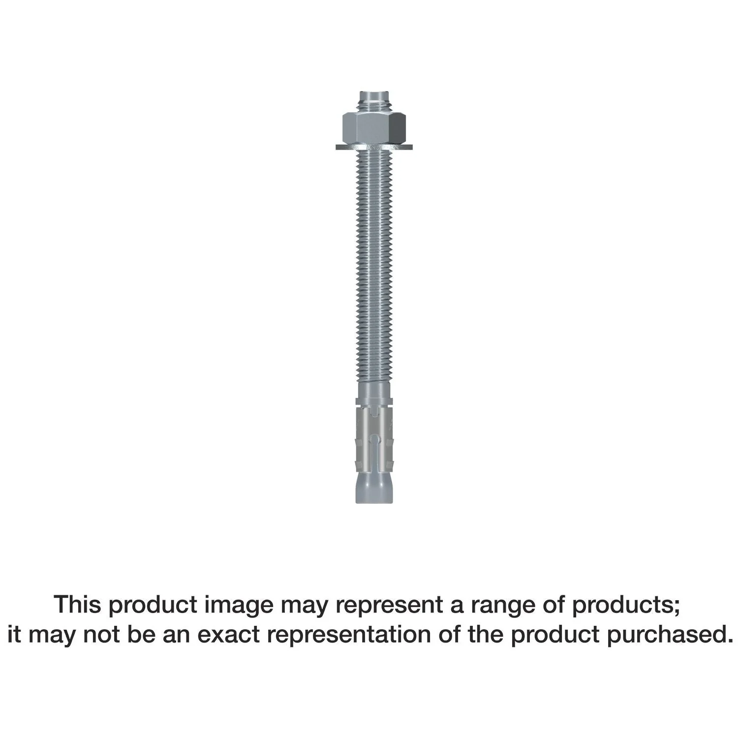 Simpson Strong-Tie STB2-751200R5 Strong-Bolt 2,  3/4-in. x 12-in. Wedge Anchor, 5-Pack - Image 1