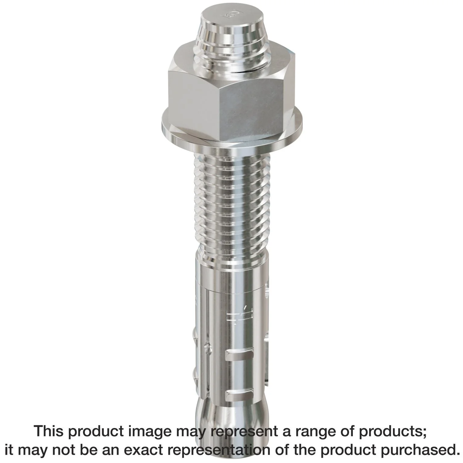Simpson Strong-Tie STB2-754344SSR10 Strong-Bolt 2,  3/4-in. x 4-3/4-in. Type 304 Stainless-Steel Wedge Anchor, 10-Pack - Image 3