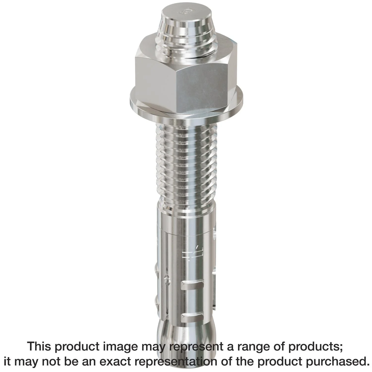 Simpson Strong-Tie STB2-754346SSR10 Strong-Bolt 2,  3/4-in. x 4-3/4-in. Type 316 Stainless-Steel Wedge Anchor, 10-Pack - Image 3