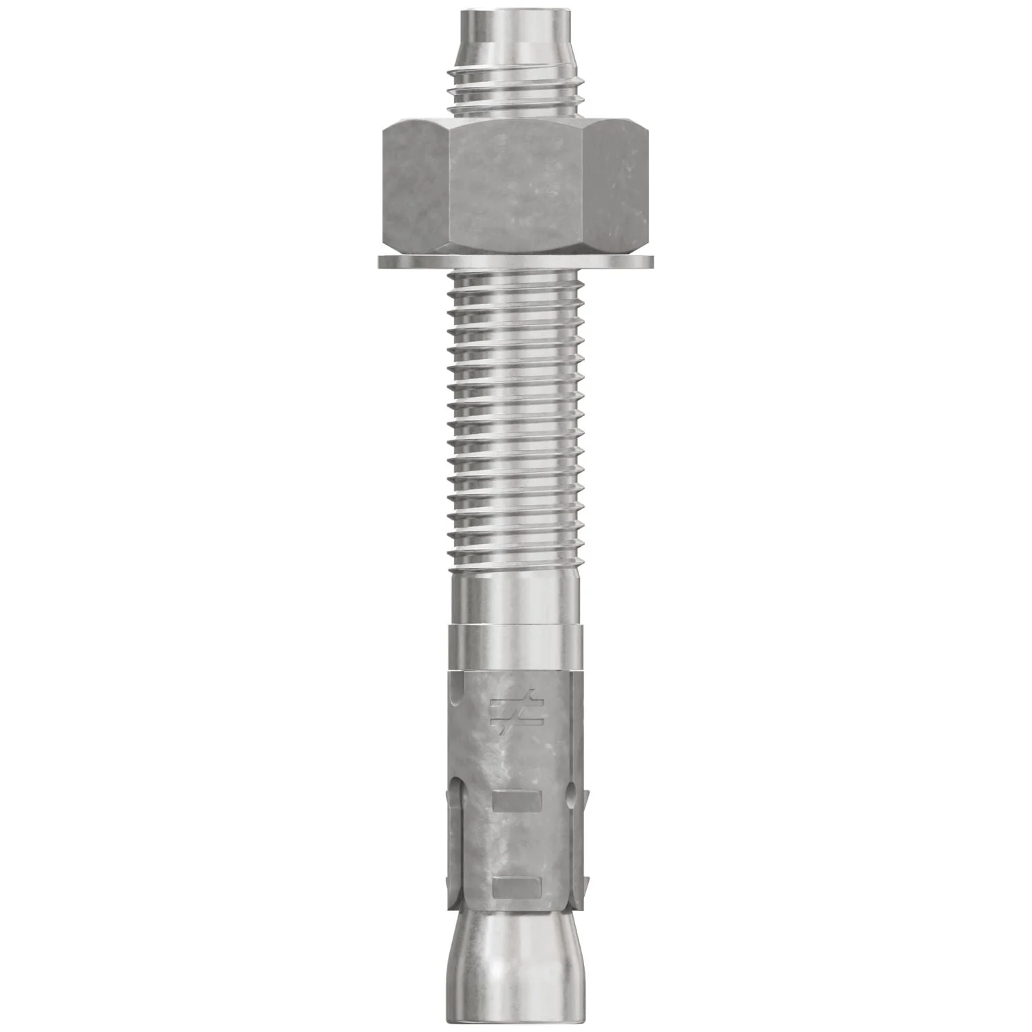 Simpson Strong-Tie STB2-75512S6F10 Strong-Bolt 2,  3/4-in. x 5-1/2-in. Type 316 Stainless-Steel Wedge Anchor, Fully Assembled, 10-Pack - Image 2
