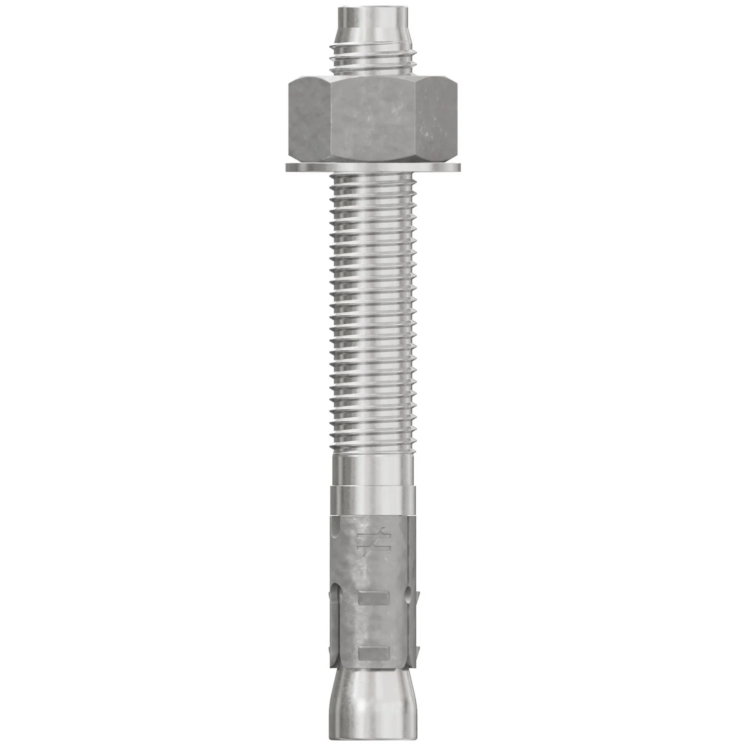 Simpson Strong-Tie STB2-75614S6F10 Strong-Bolt 2,  3/4-in. x 6-1/4-in. Type 316 Stainless-Steel Wedge Anchor, Fully Assembled, 10-Pack - Image 2