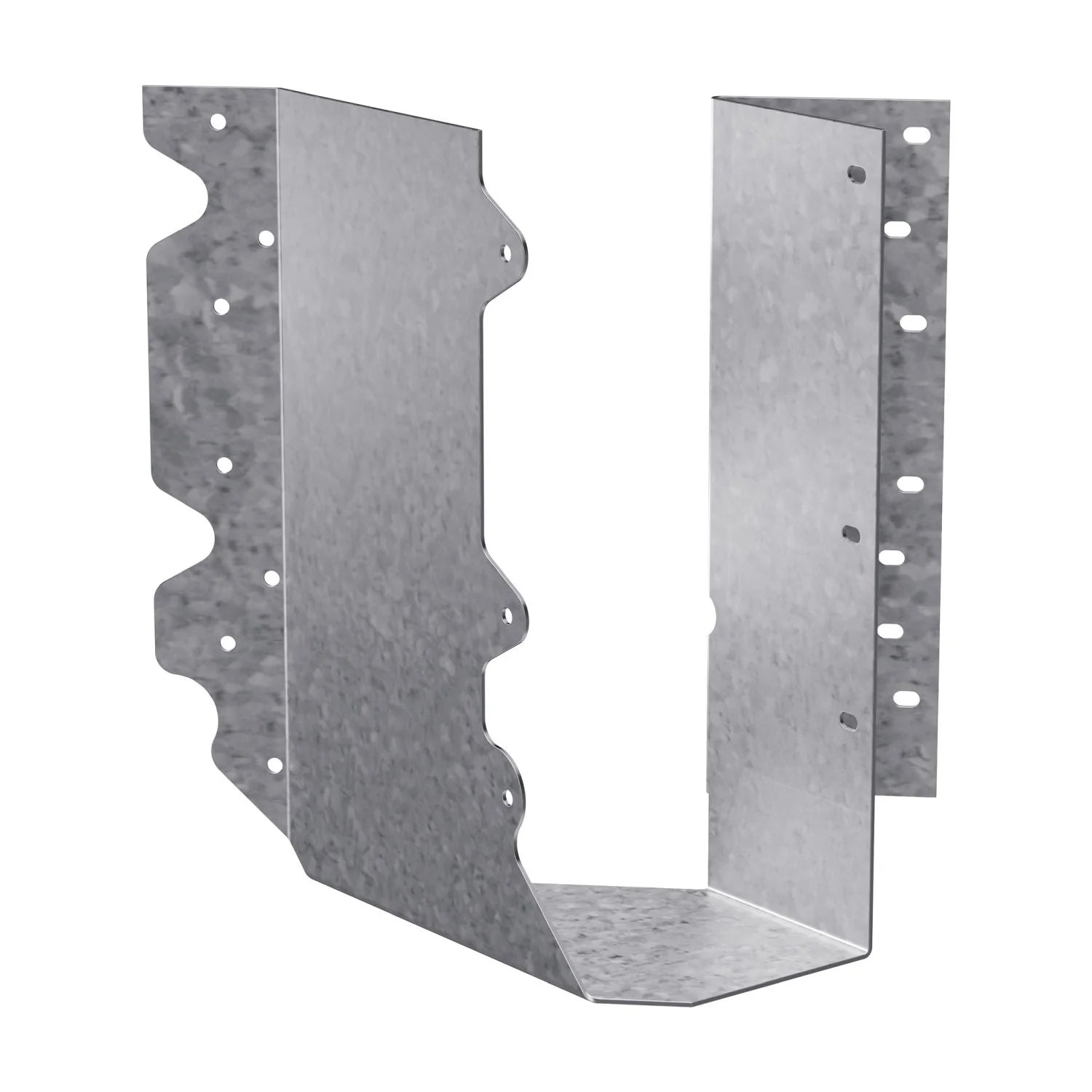 Simpson Strong-Tie SUR210-2 SUR Galvanized Joist Hanger for Double 2x10, Skewed Right - Image 3