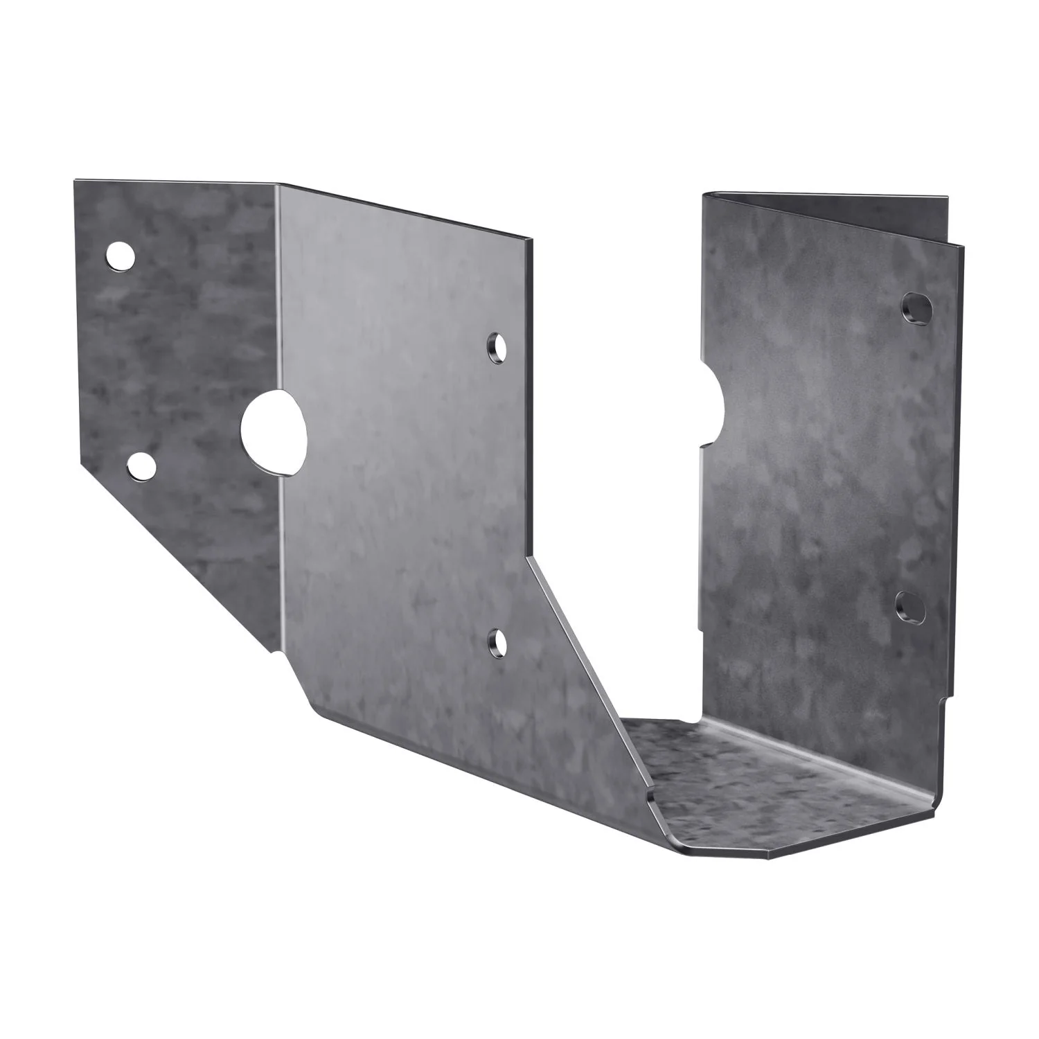 Simpson Strong-Tie SUR24 SUR Galvanized Joist Hanger for 2x4, Skewed Right - Image 3