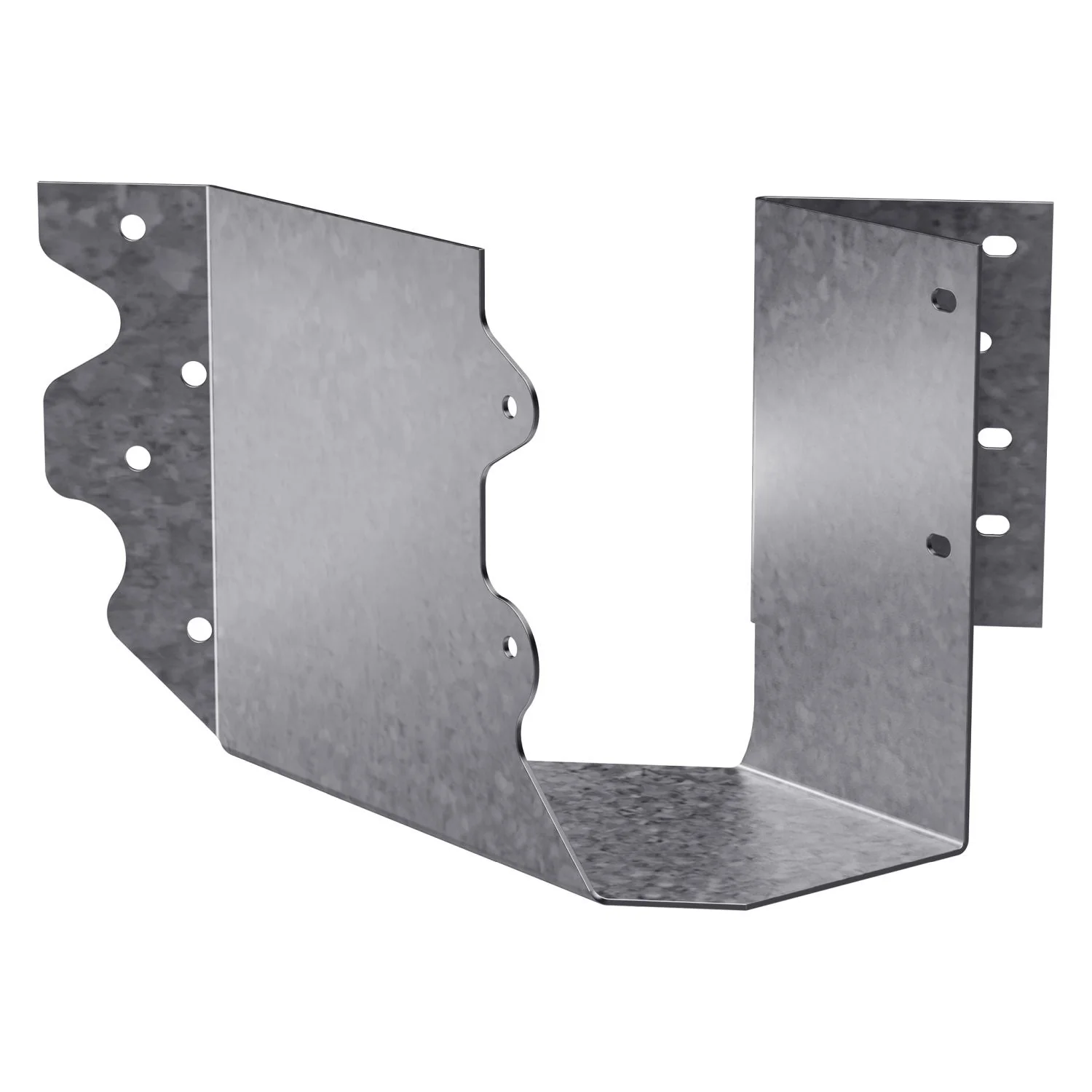 Simpson Strong-Tie SUR26-2 SUR Galvanized Joist Hanger for Double 2x6, Skewed Right - Image 3
