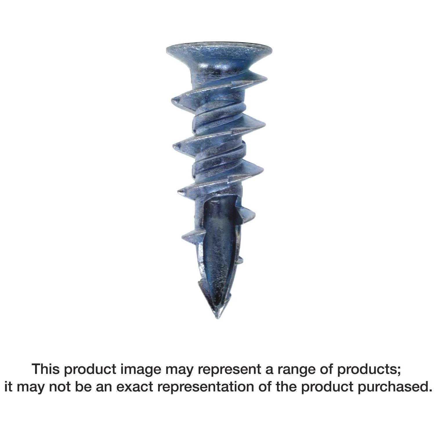 Simpson Strong-Tie SWZ08LS-R100 Sure Wall Die-Cast Zinc Drywall Anchor for #8 x 1-1/4-in. Screw w/ Screws, 100-Pack - Image 1