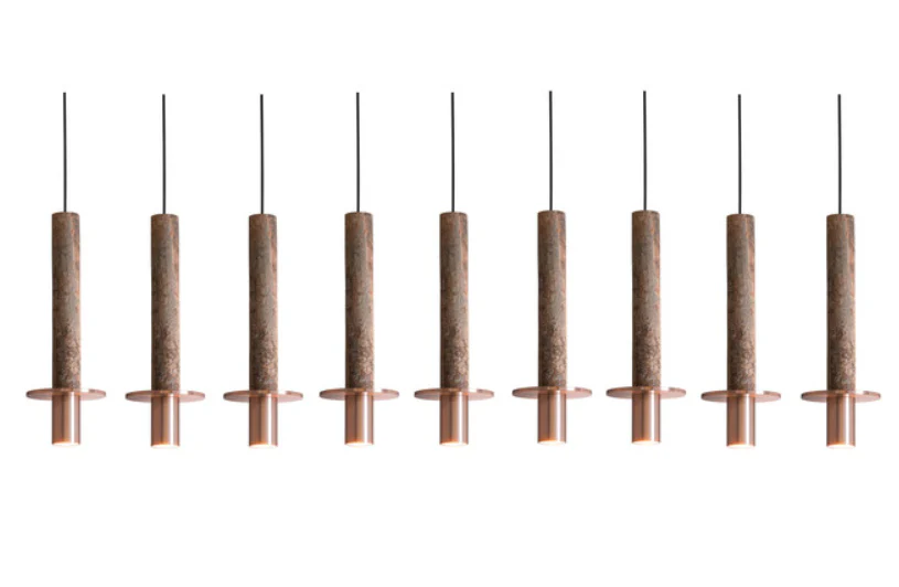 META OCHRE I Linear Nine Light Pendant by David Pompa ,290.15