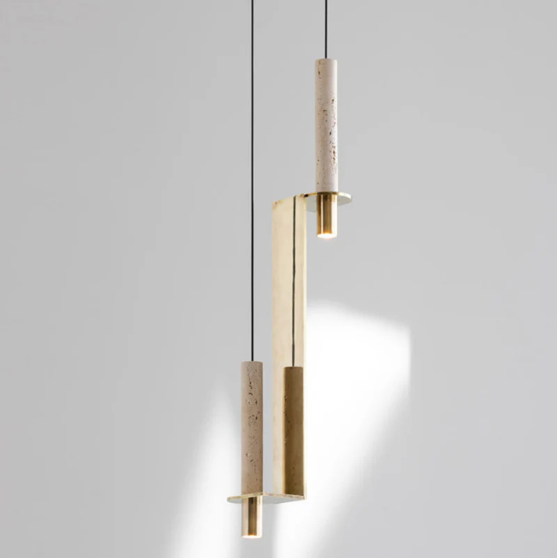 META POLISHED BRASS | Step Vertical Pendant by David Pompa from ,292.00